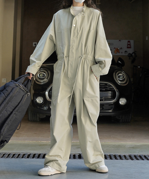 ルーズワイド ジャンプスーツ chw23a025-ファッション通販サイト