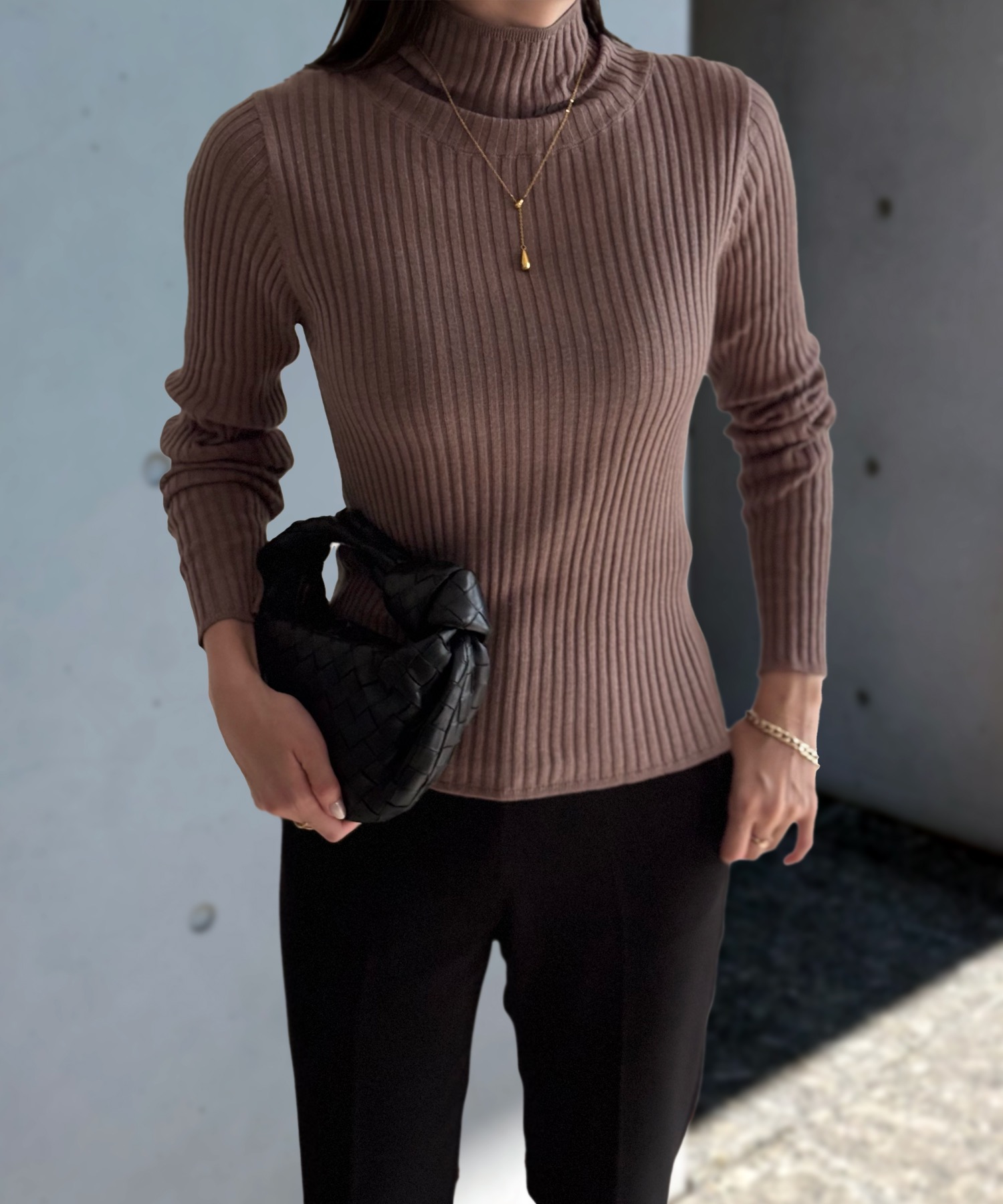 ネックが選べる】シルケットシアーリブプルオーバー Emma Taylor