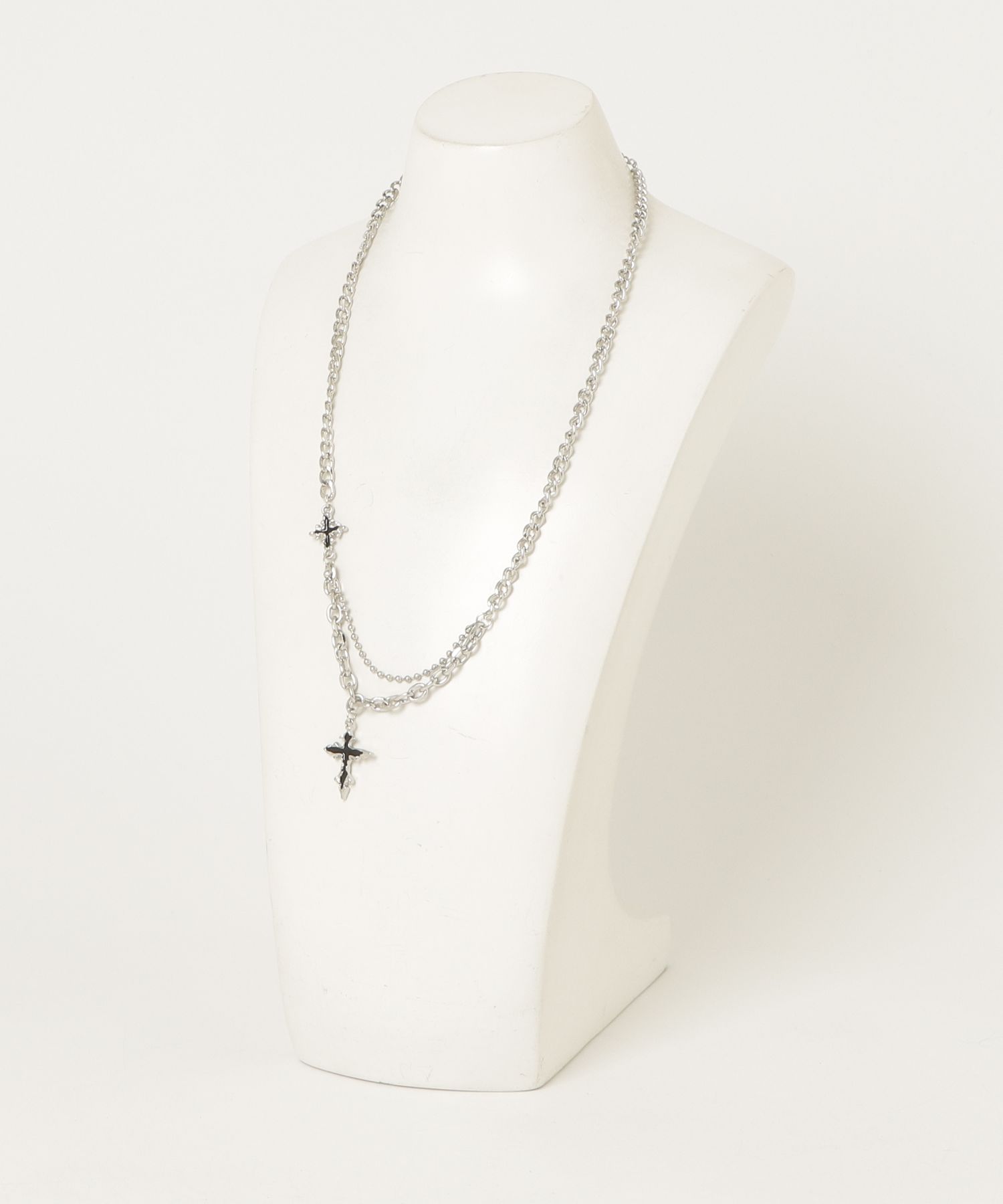 ARULE/アルール』 Double Cross Chain Necklace/ダブルクロスチェーン