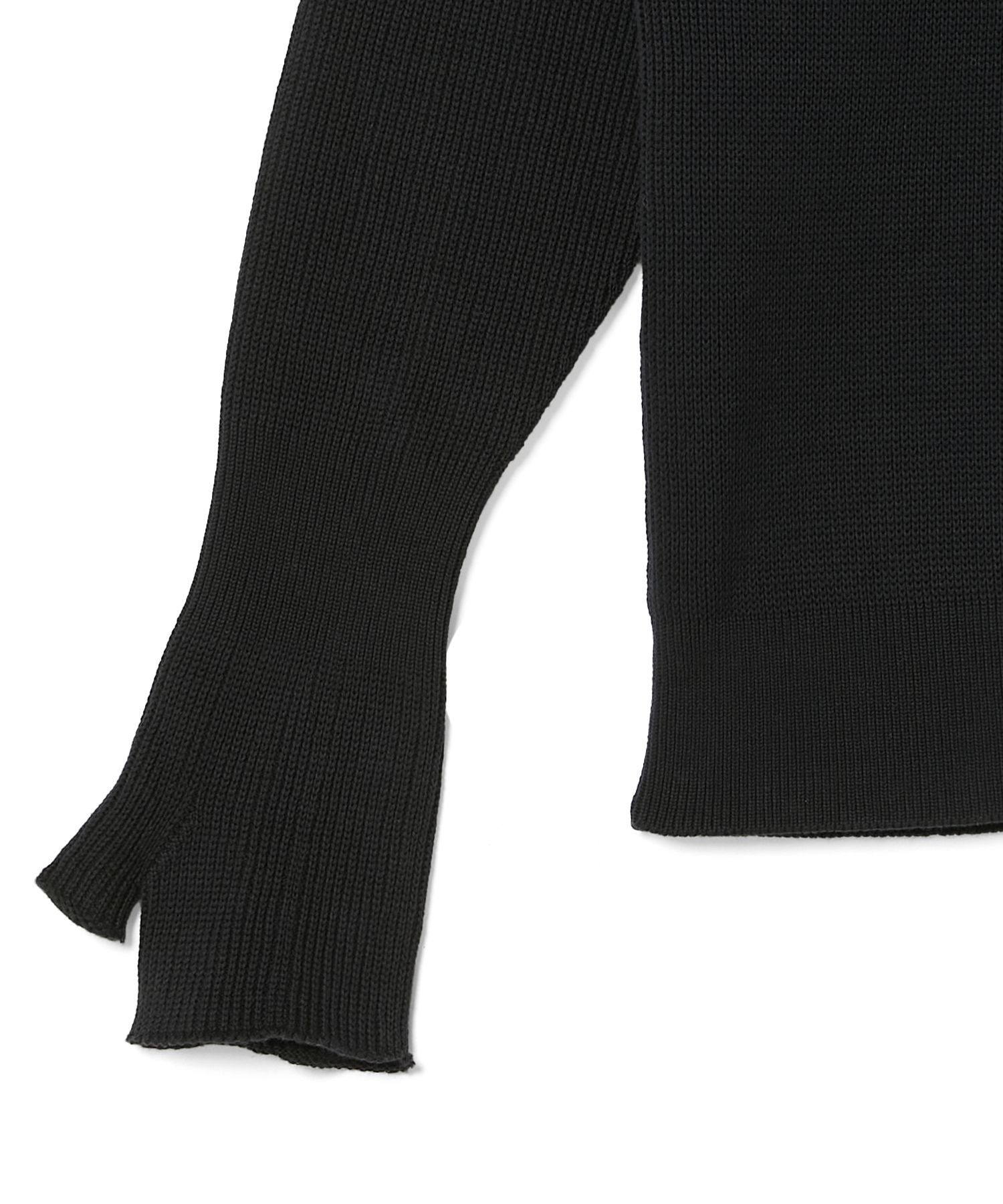 N.HOOLYWOOD / ニット・セーター(厚手)/38/コットン/BLK/2212-KT04-025 CREWNECK KNIT N.HOOLYWOOD COMPILE│N-HOOLYWOOD.COM