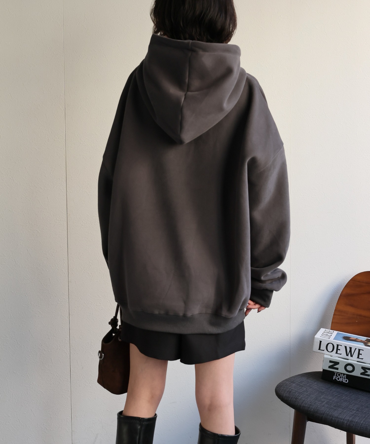 model:160cm　着用サイズ:F