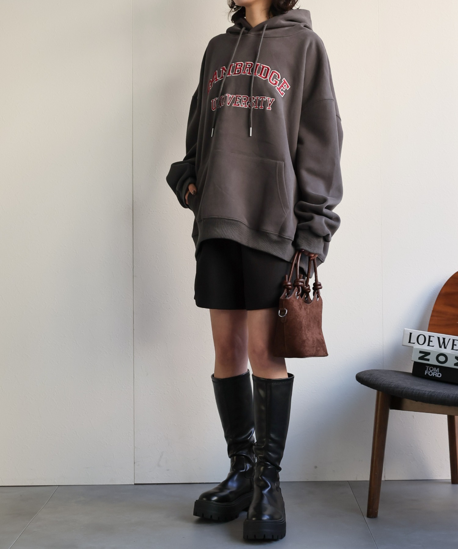 model:160cm　着用サイズ:F