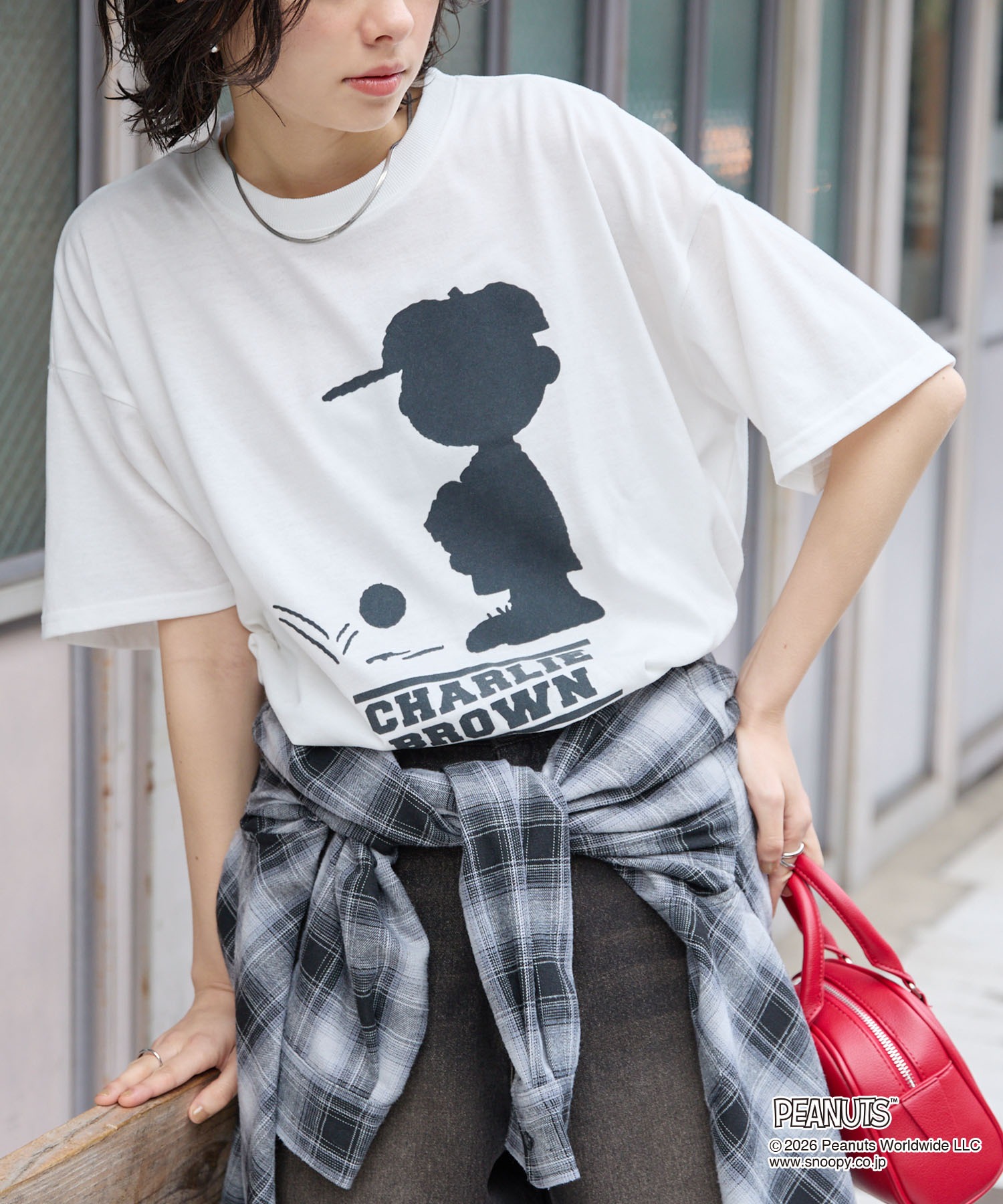 PEANUTS / SNOOPY】別注 ピーナッツ スヌーピー モチーフデザイン 刺繍