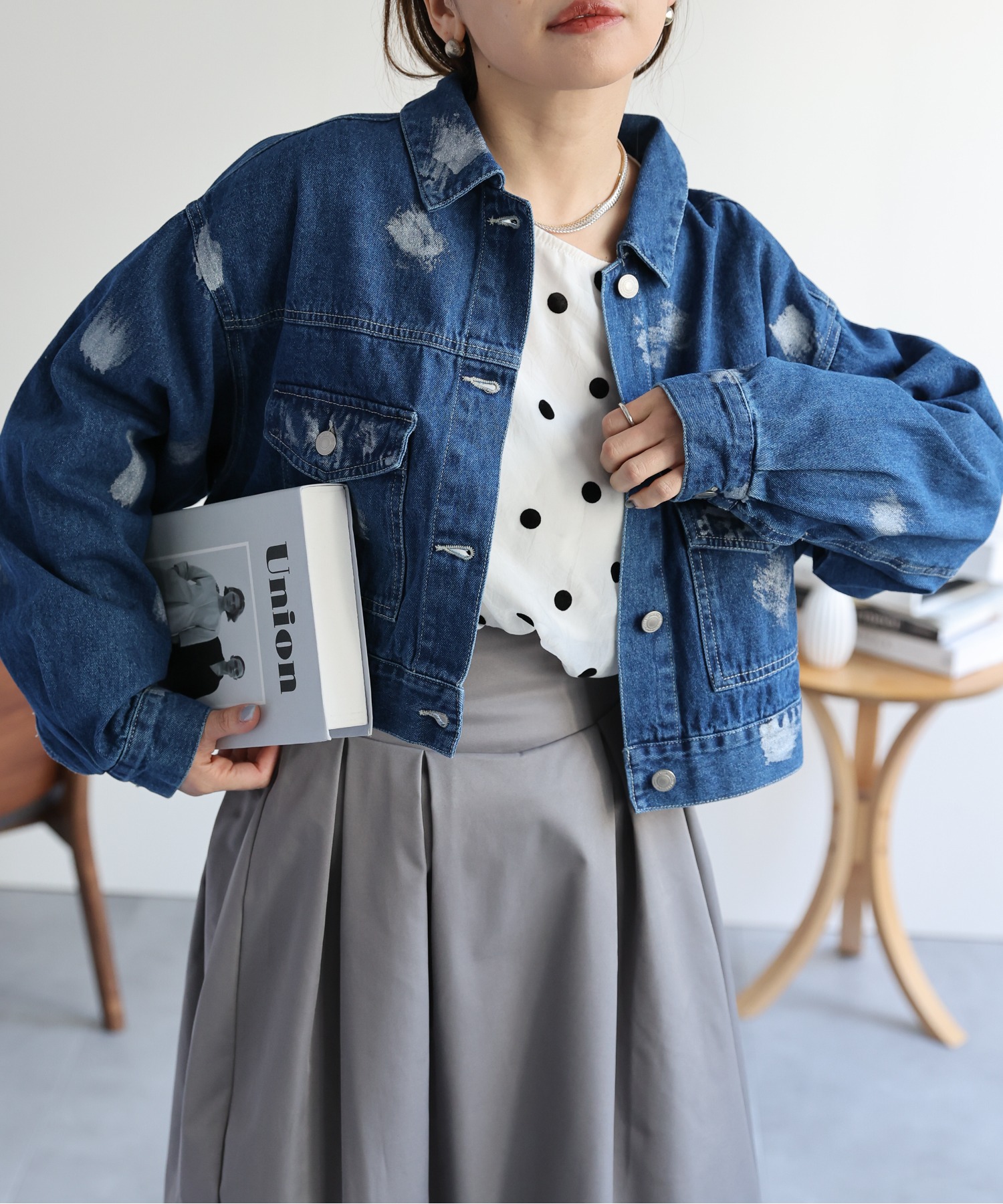 model:162㎝　着用サイズFREE