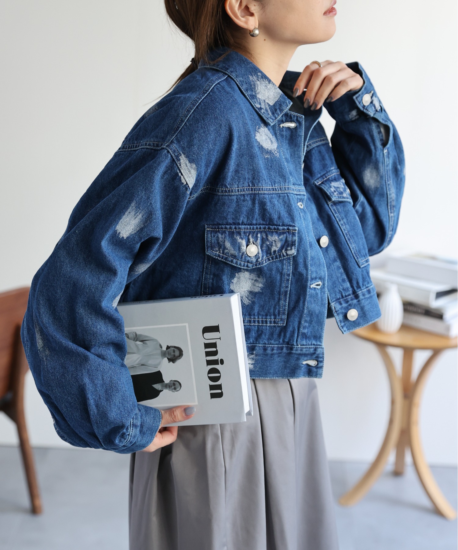 model:162㎝　着用サイズFREE