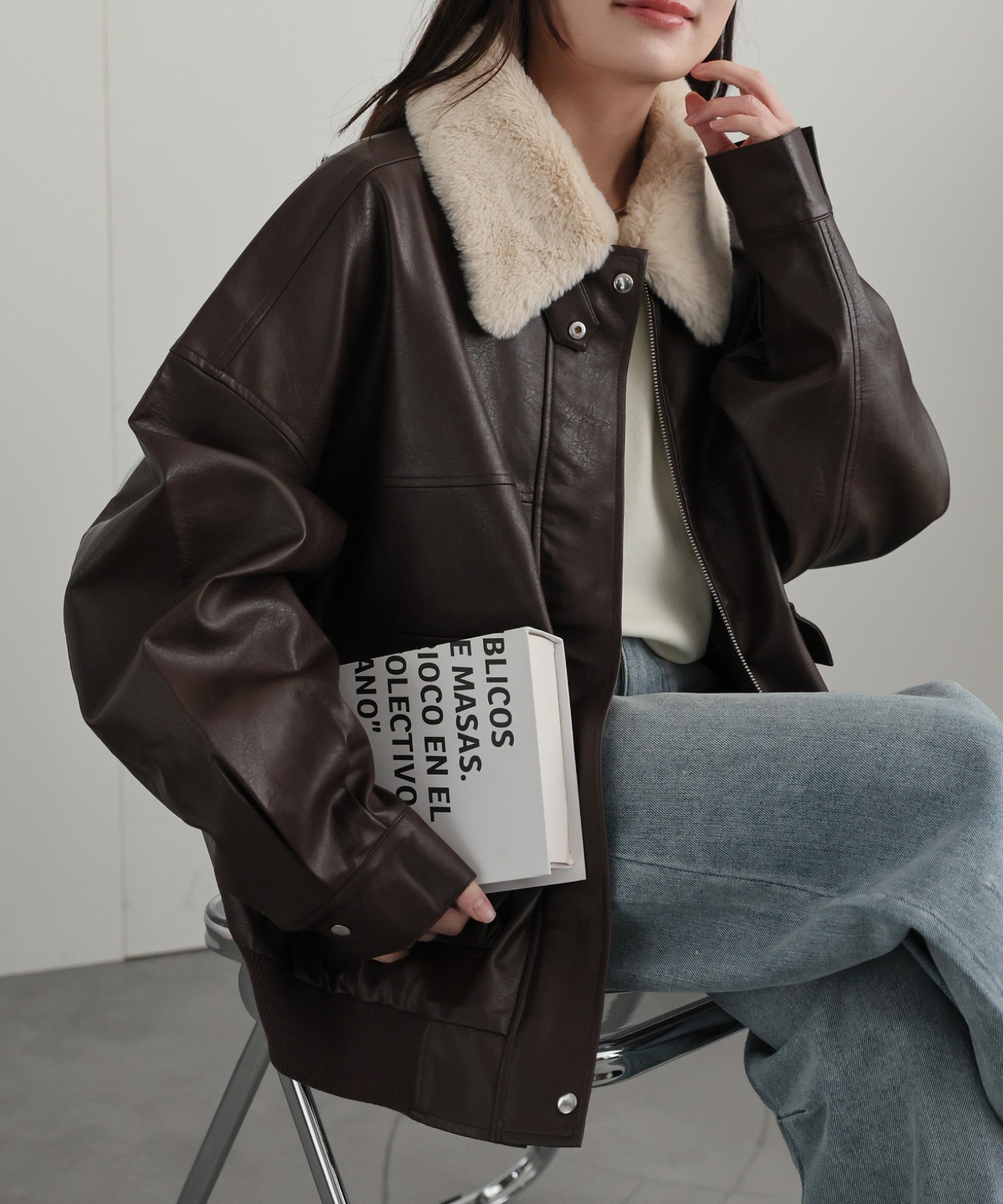 model：156cm　着用サイズ：FREE
