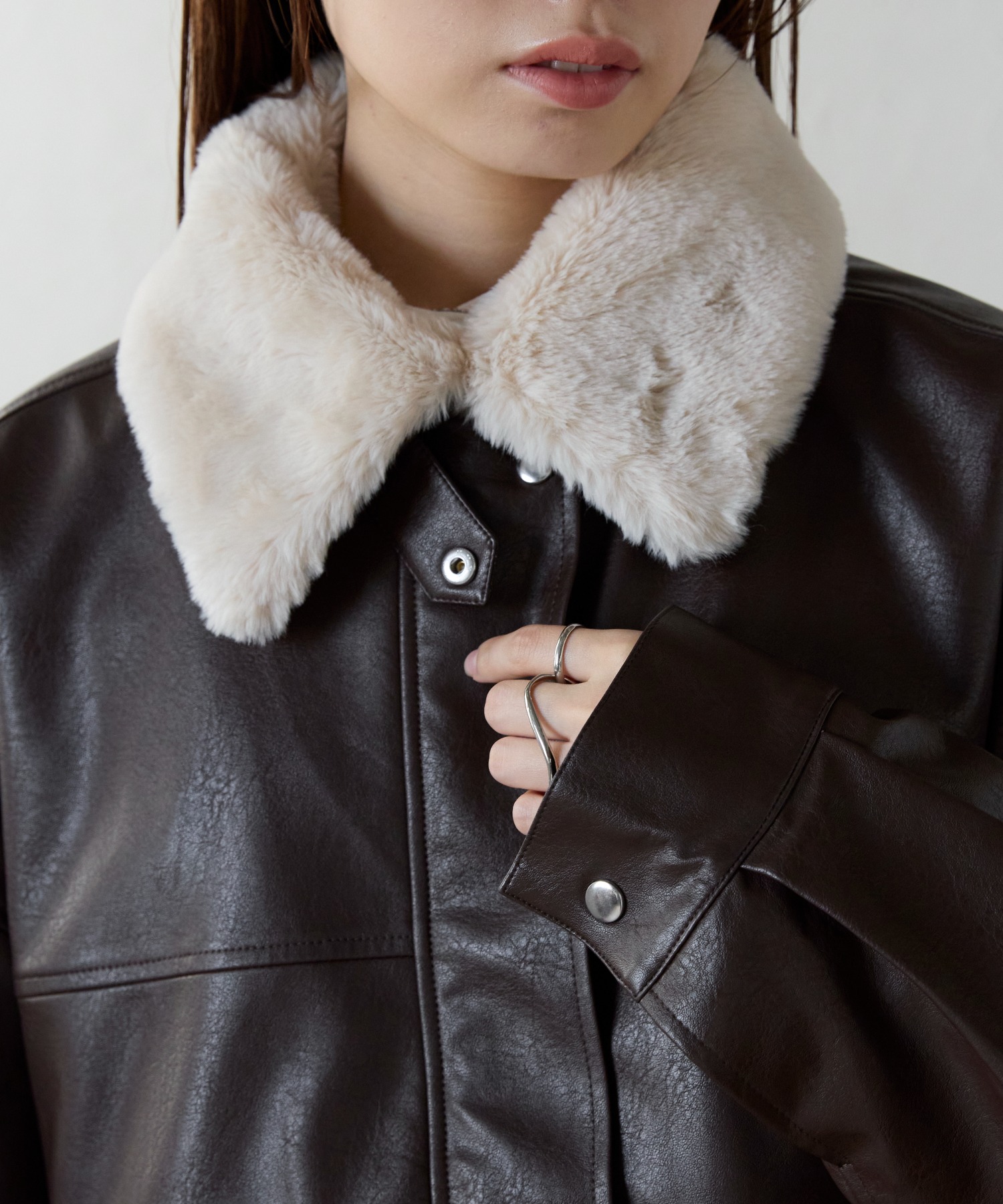 model：156cm　着用サイズ：FREE