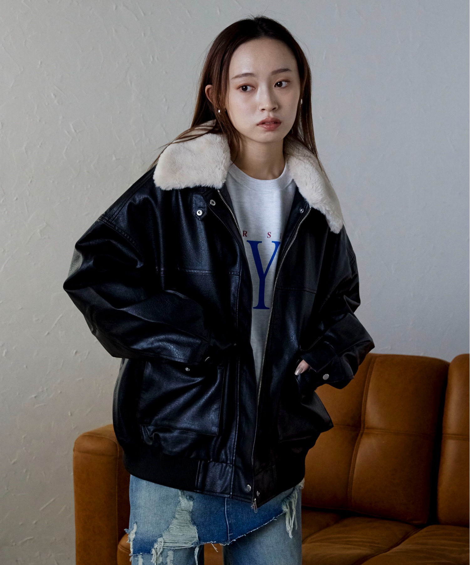 model:158cm 着用サイズ:FREE