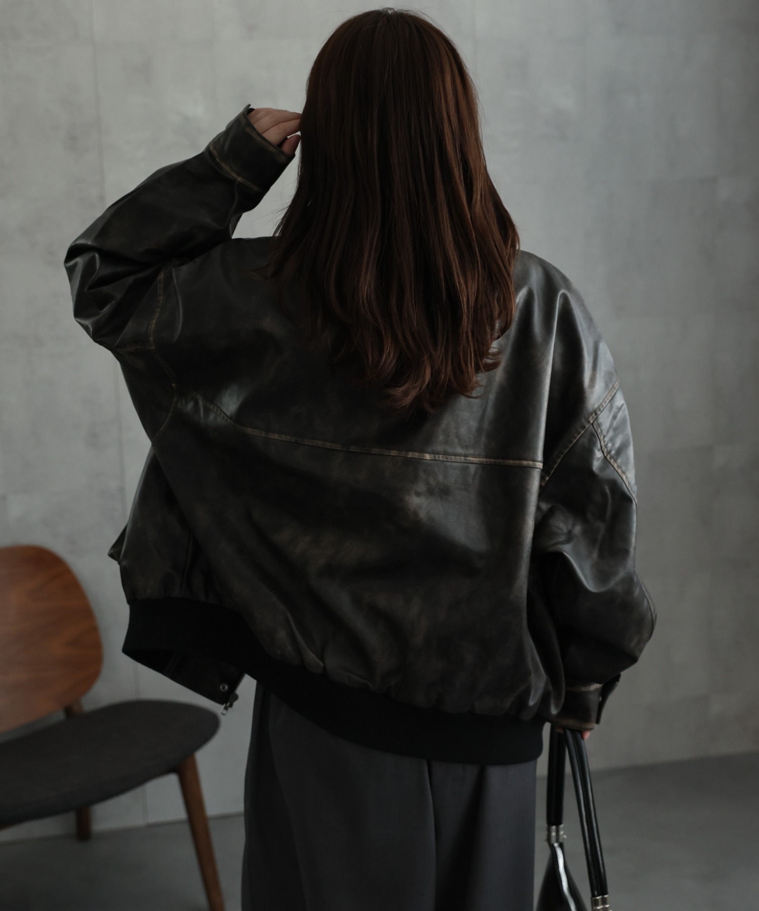 model：156cm　着用サイズ：FREE