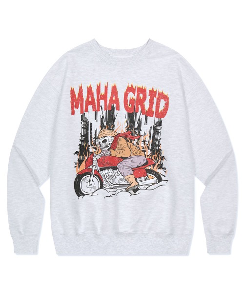 mahagrid/マハグリッド』SKELETON RIDER SWEATSHIRT/スケルトン