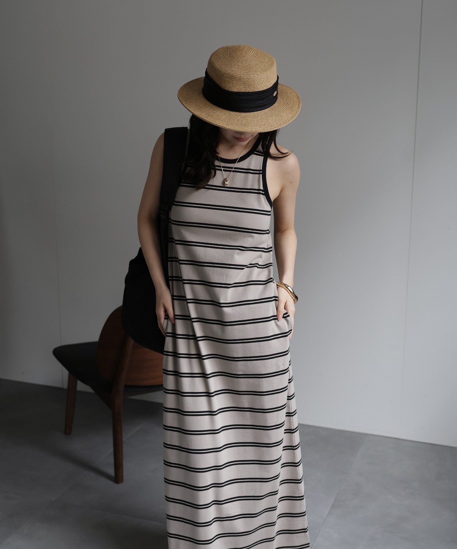 model：156cm 着用サイズ：FREE