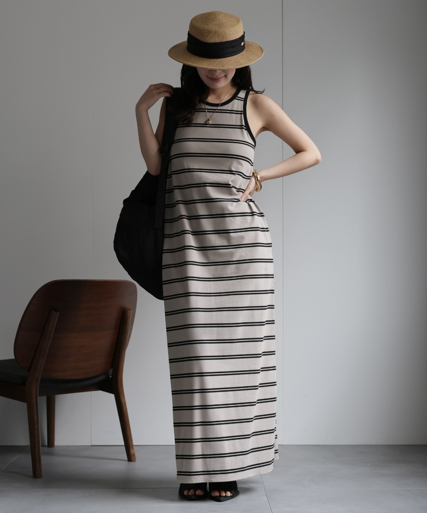 model：156cm 着用サイズ：FREE