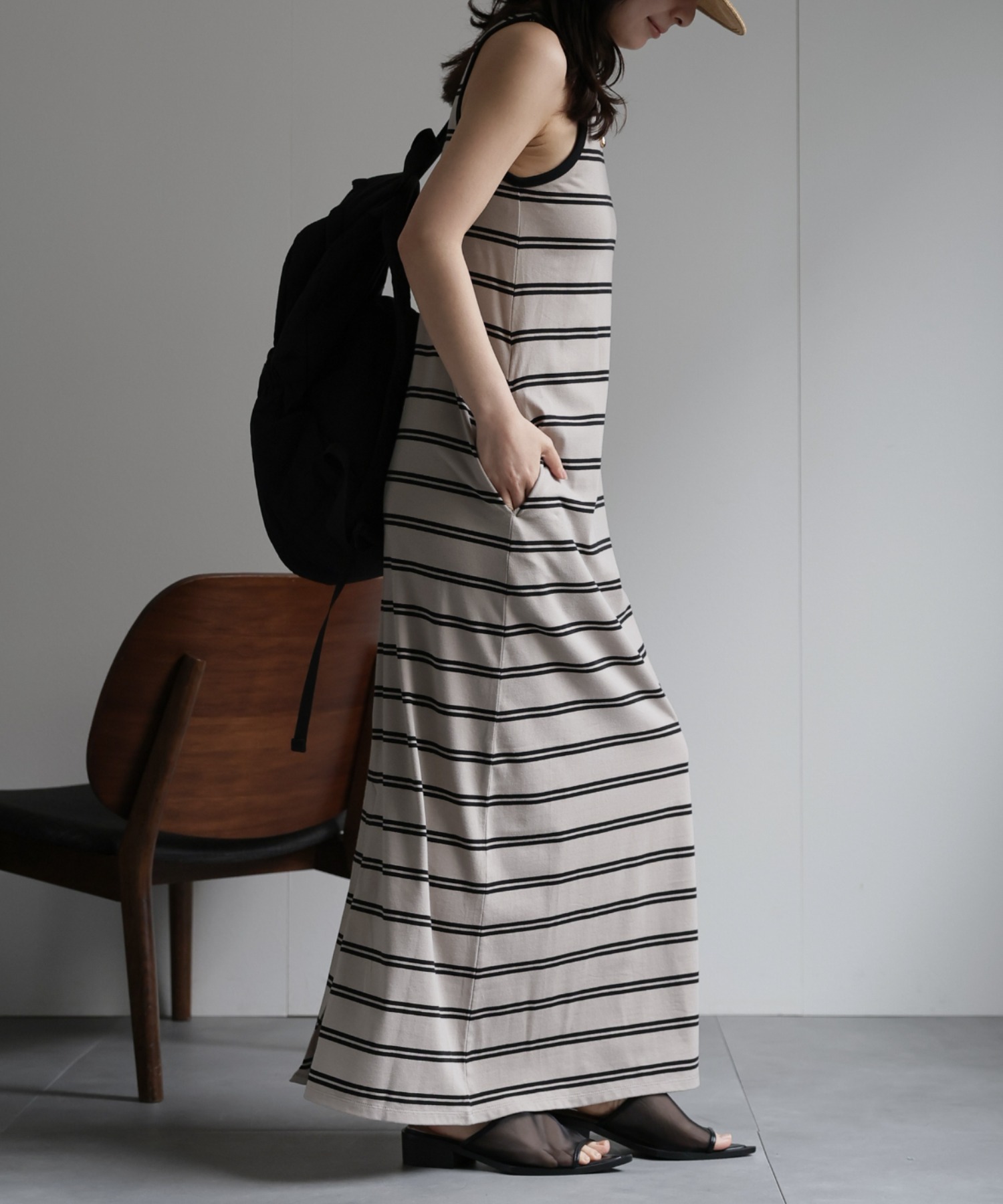 model：156cm 着用サイズ：FREE