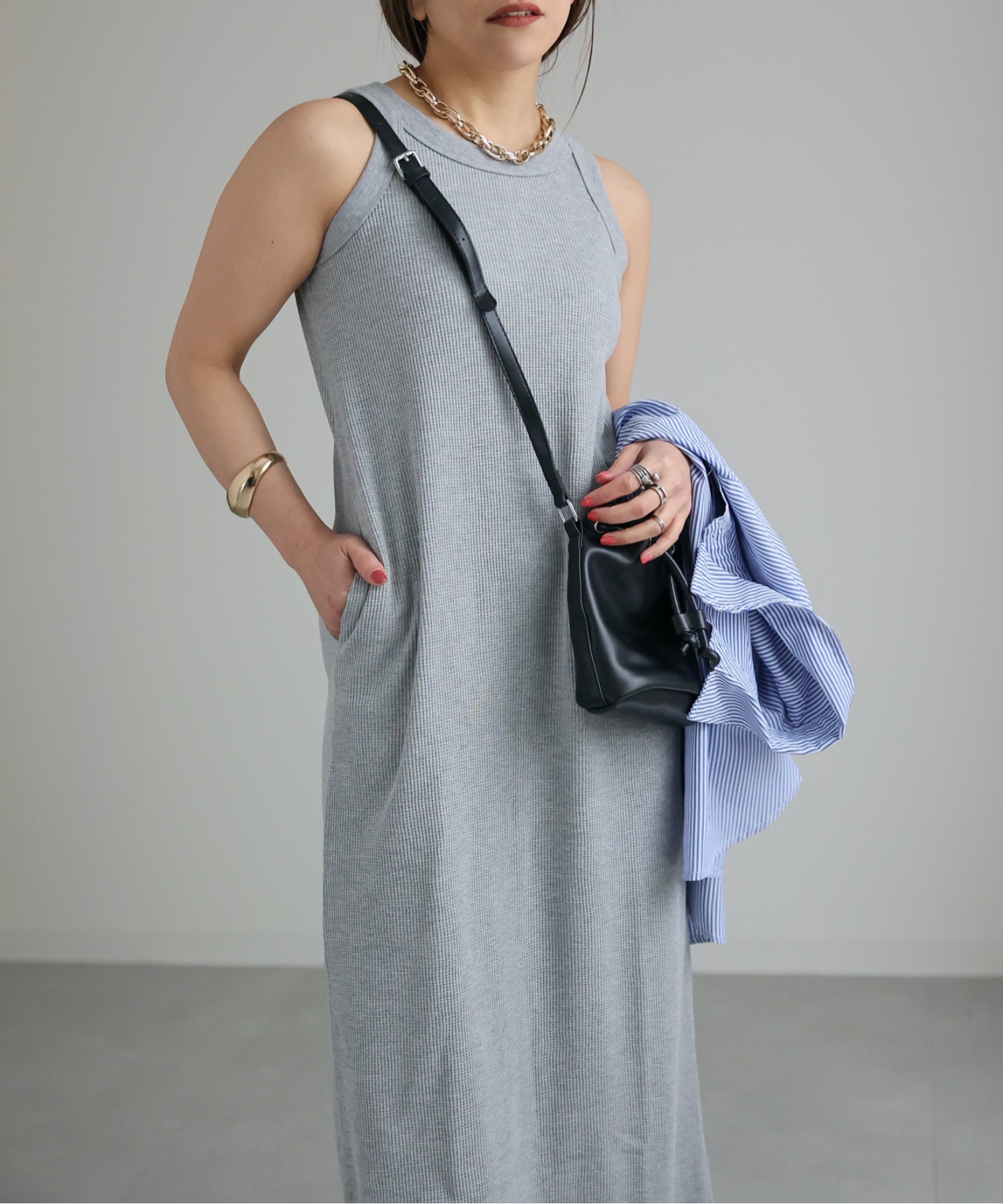 model:156cm  着用サイズ:FREE