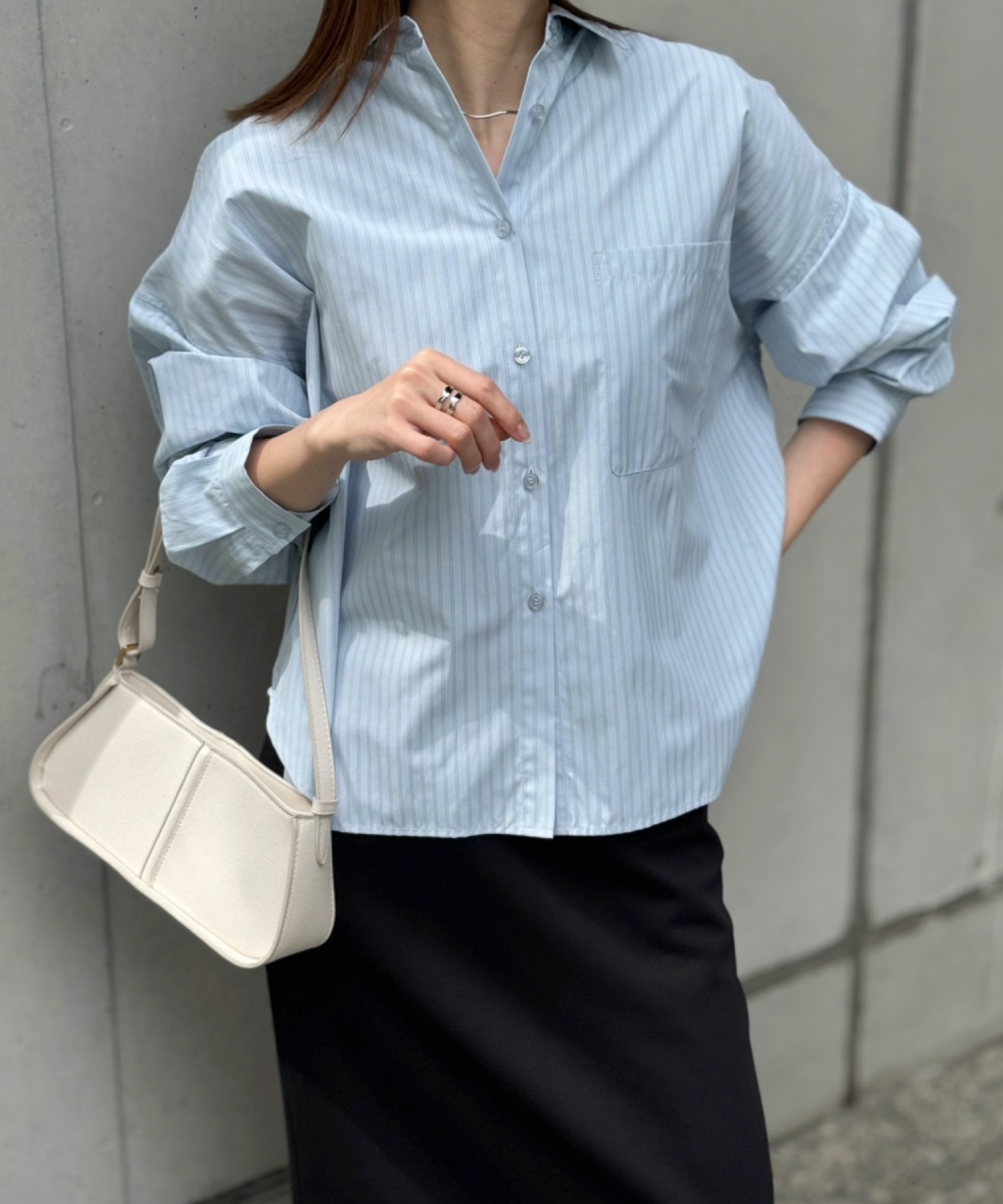 m　様　オーダーページ マルチストライプオーバーシャツ Emma Taylor│STYLEDOOR