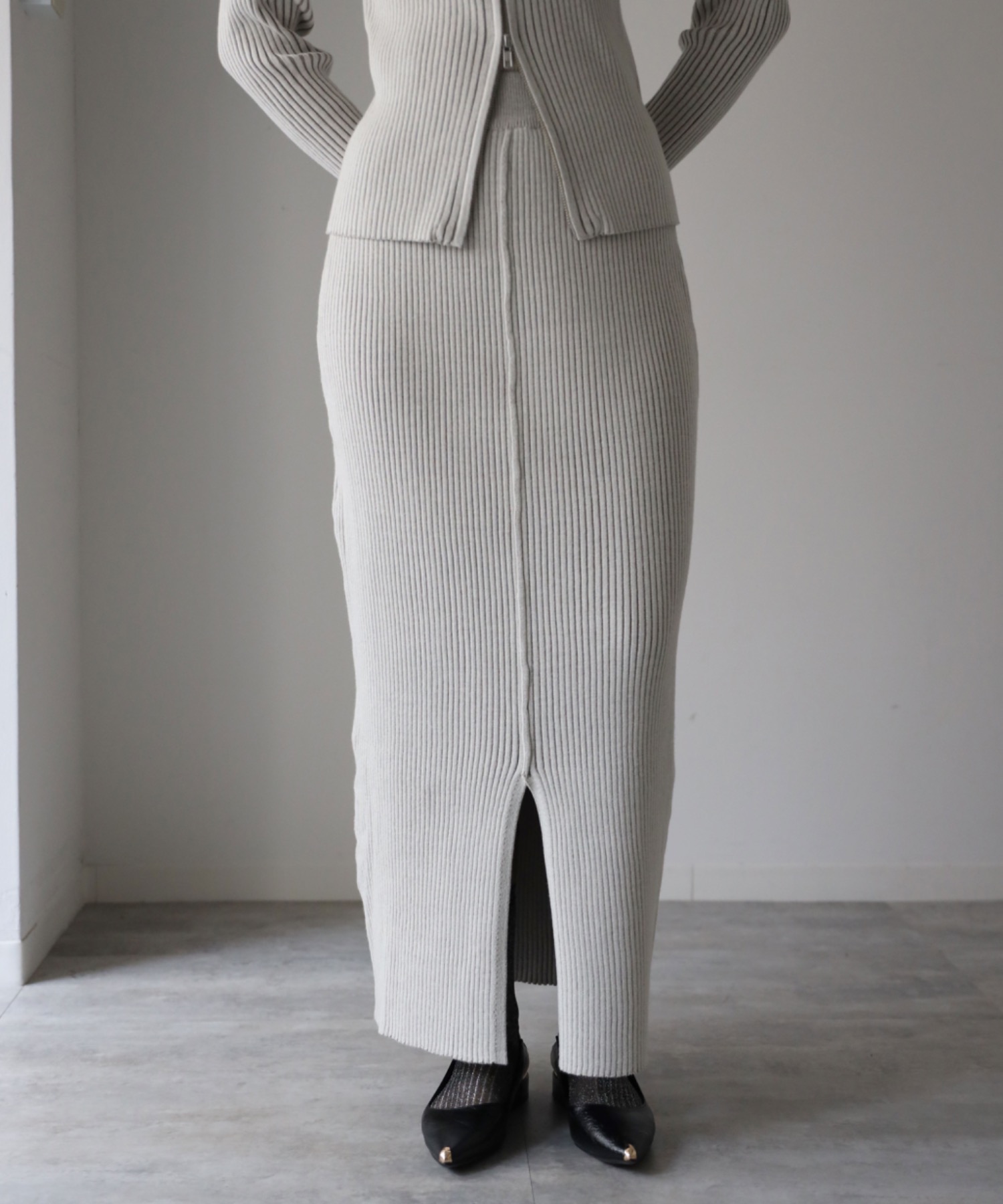 model：164cm. 着用サイズ：FREE