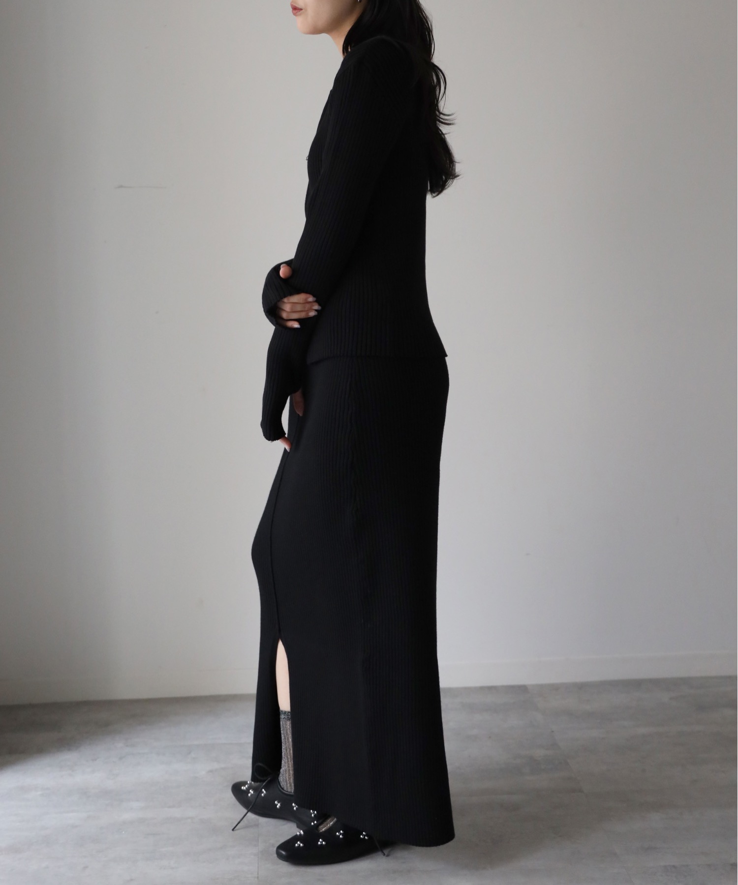 model：164cm. 着用サイズ：FREE