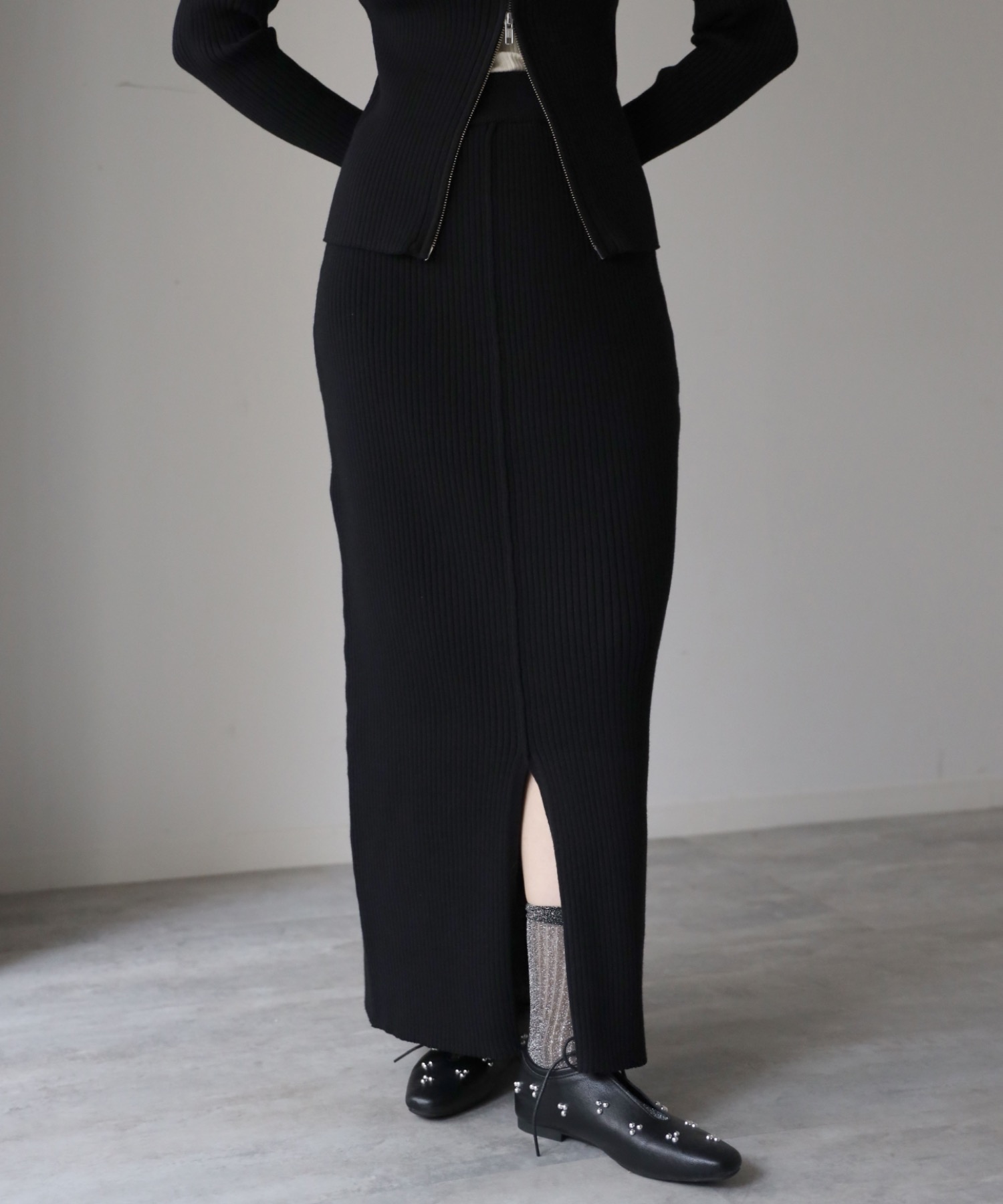 model：164cm. 着用サイズ：FREE
