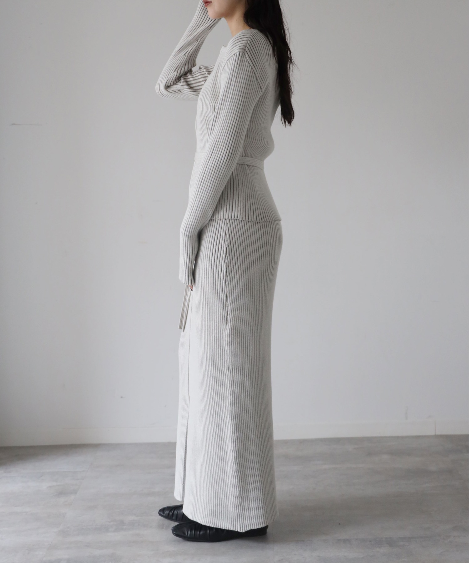 model：164cm. 着用サイズ：FREE