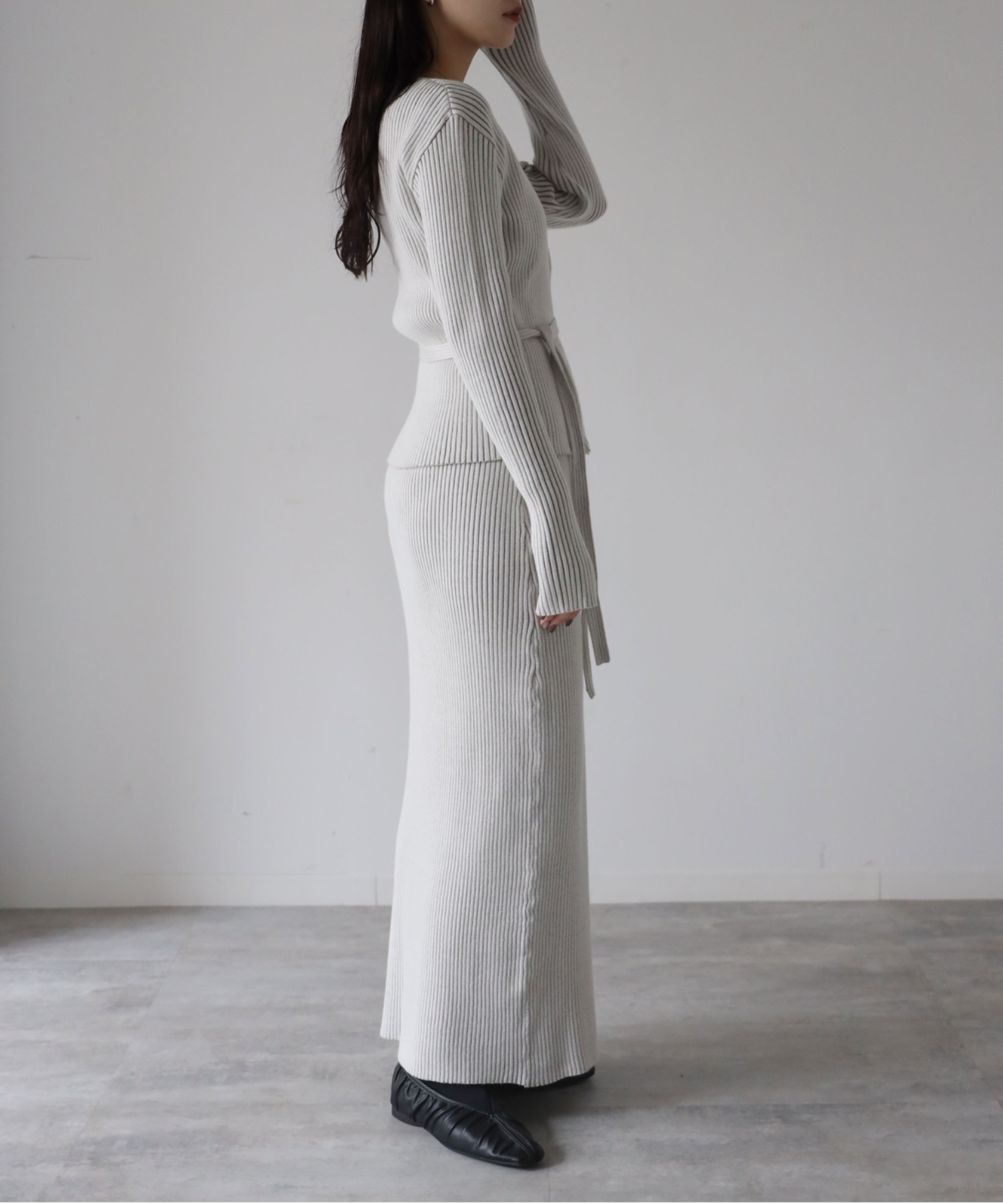 model：164cm. 着用サイズ：FREE
