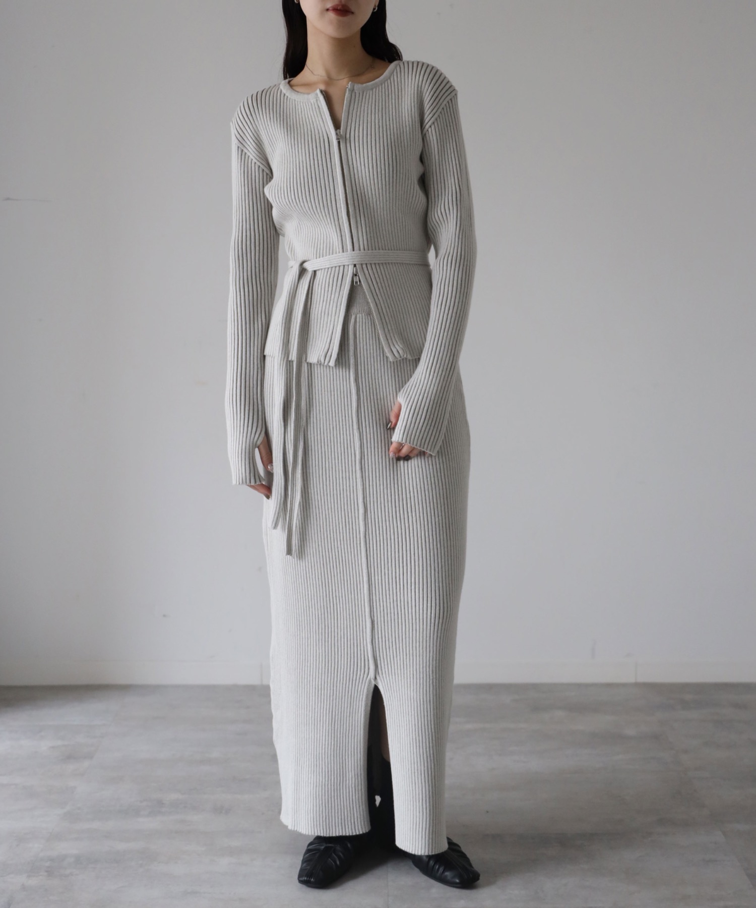 model：164cm. 着用サイズ：FREE