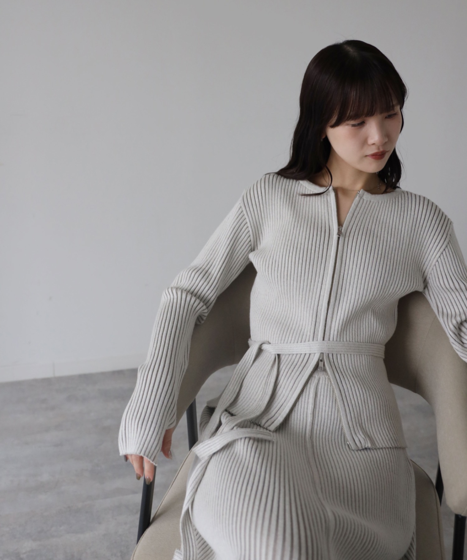 model：164cm. 着用サイズ：FREE