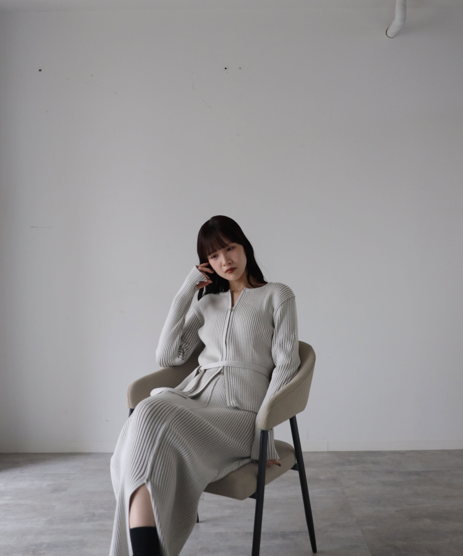 model：164cm. 着用サイズ：FREE