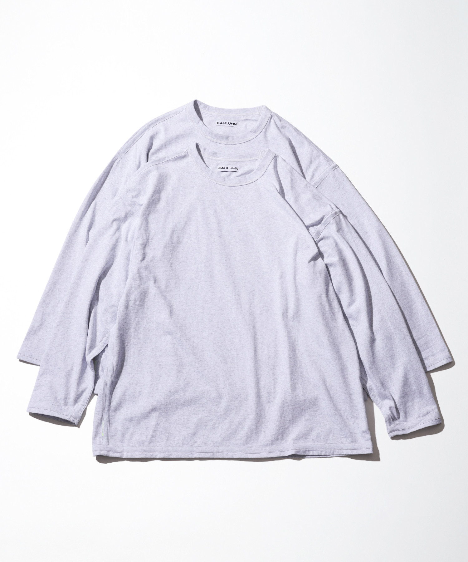 CAHLUMN 2-Pack Reversible Long Sleeve Tee “REGULAR FIT” — 2 штуки, двусторонняя длинносливовая футболка