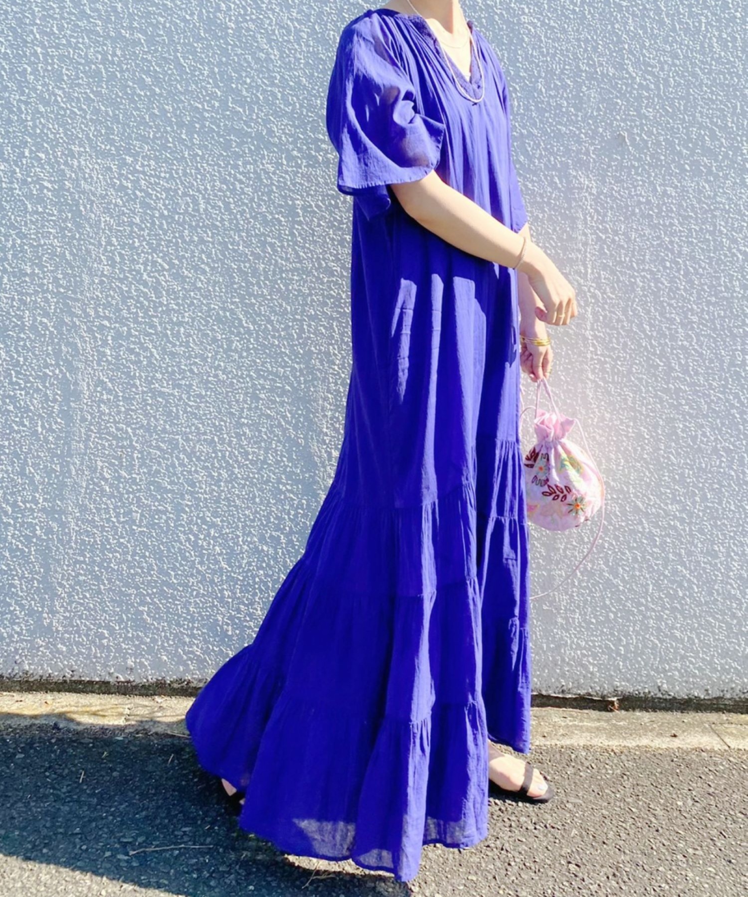 Ne Quittez Pas ヌキテパ コットンボイルティアードドレス Srilankantourpackages Com