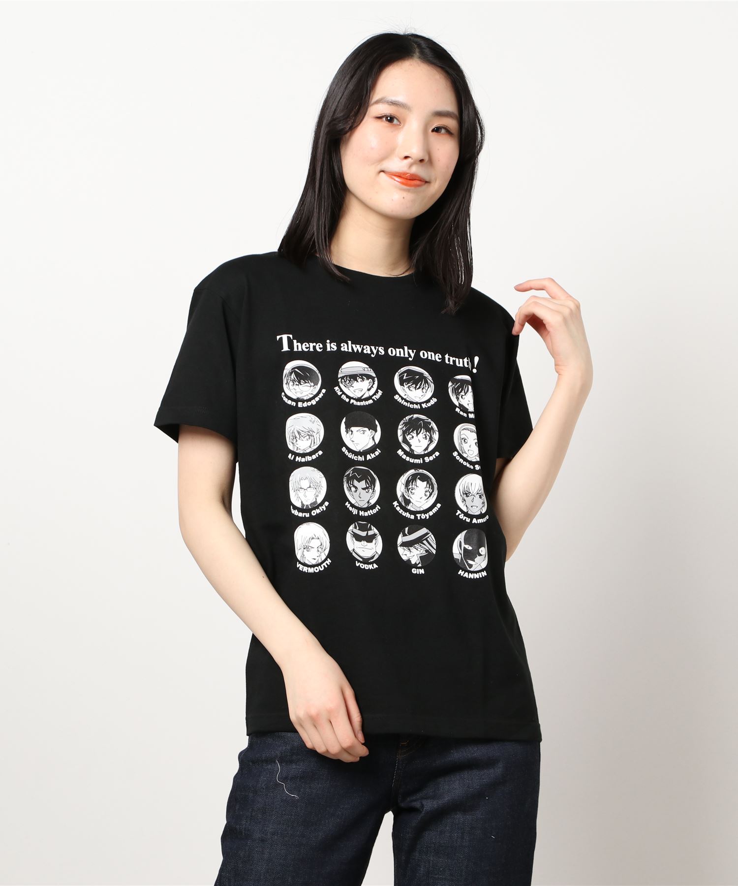 名探偵コナン 自己紹介 アイコン プリントｔシャツ