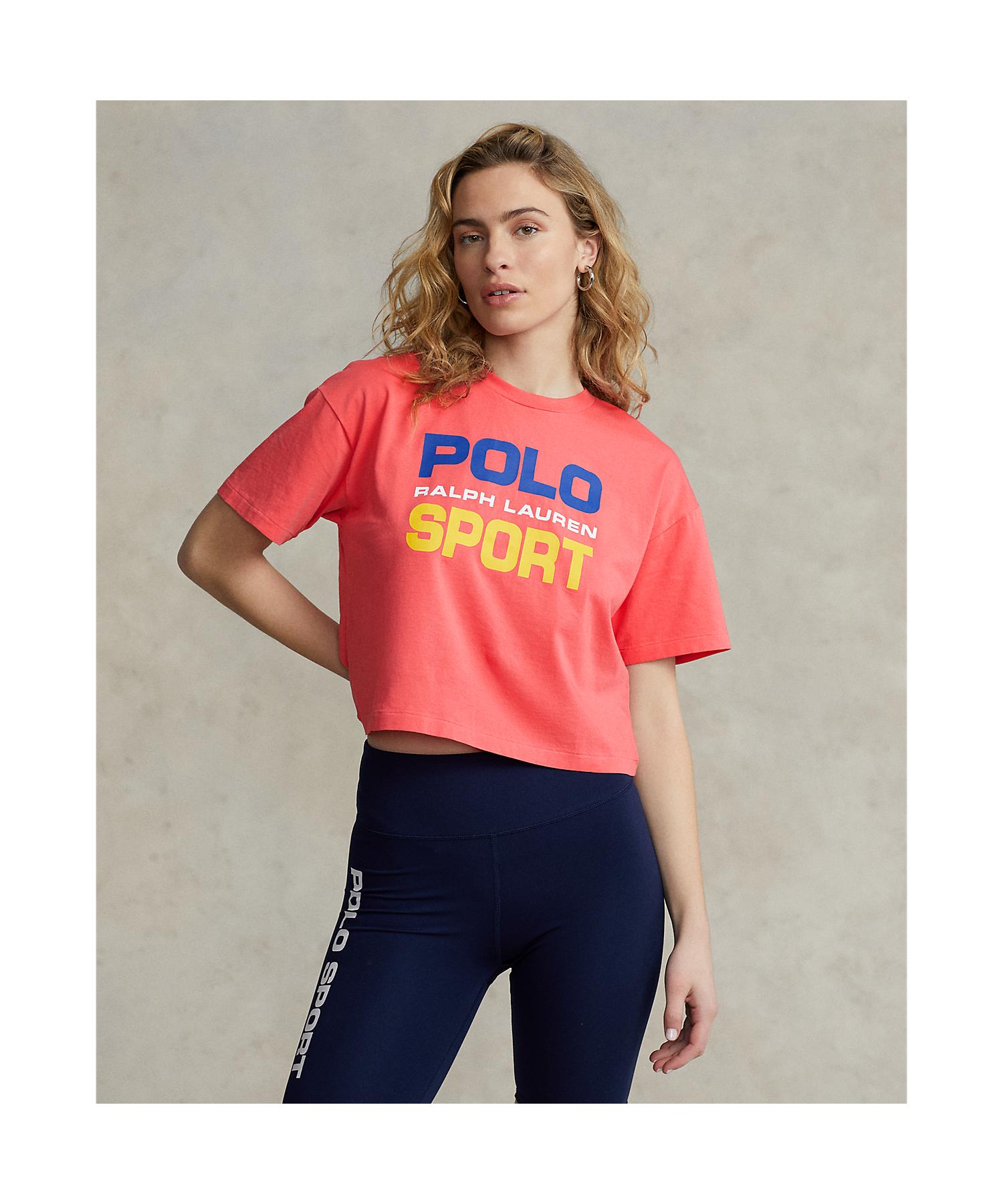 POLO RALPH LAURENPolo Sport ジャージー Tシャツ クロップド 【62%OFF!】 期間限定特価品
