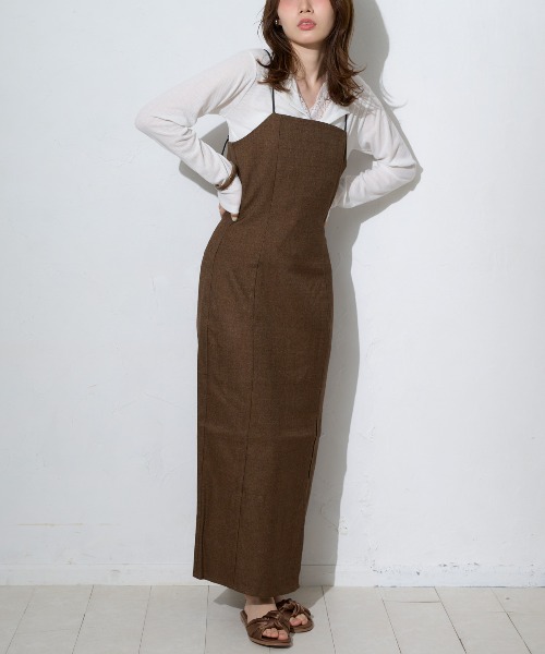 model：163cm / size：F