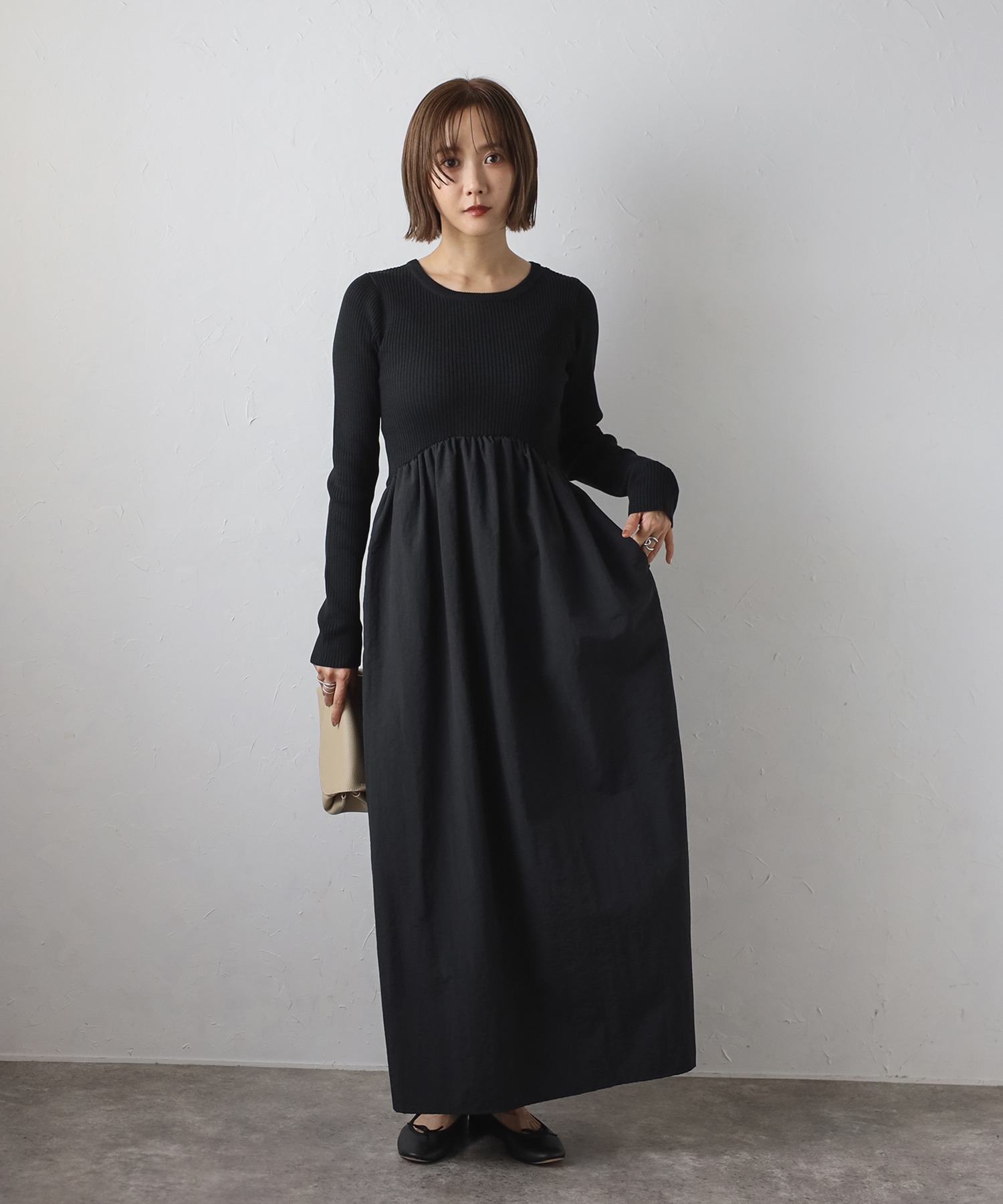 model：H158 着用サイズ：FREE