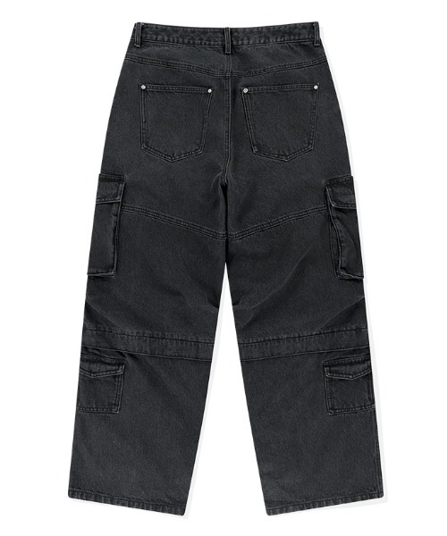 RVNTENG KsG mushwear 韓国 カーゴデニムパンツ ブラック M RVNTENG KsG mushwear 韓国 カーゴデニムパンツ ブラック M
