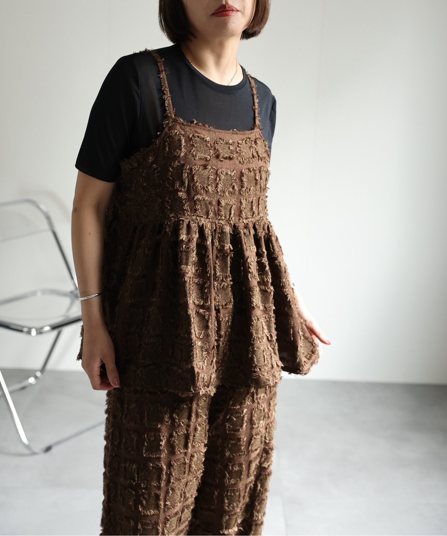 model:162㎝　着用サイズ：FREE