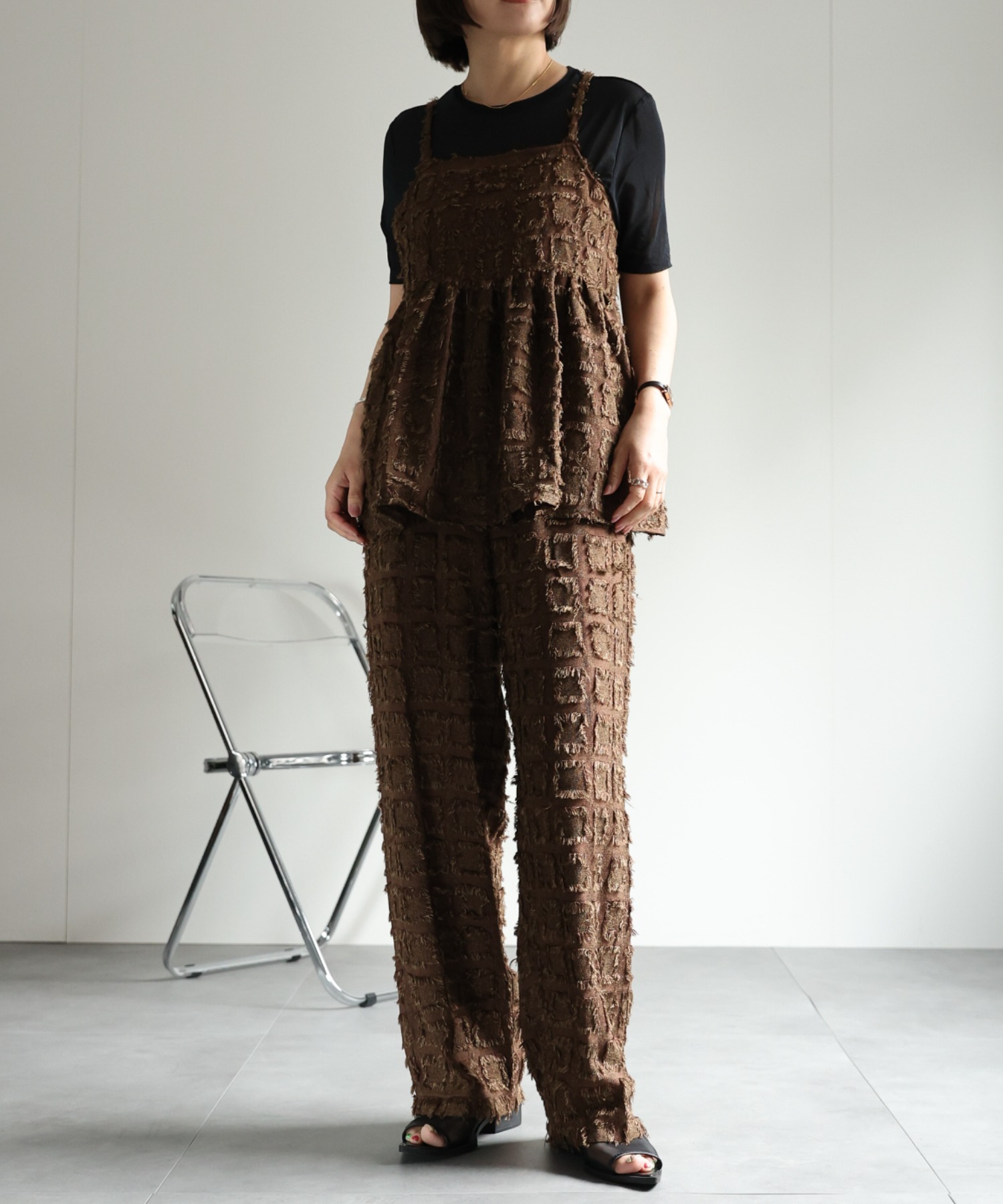model:162㎝　着用サイズ：FREE