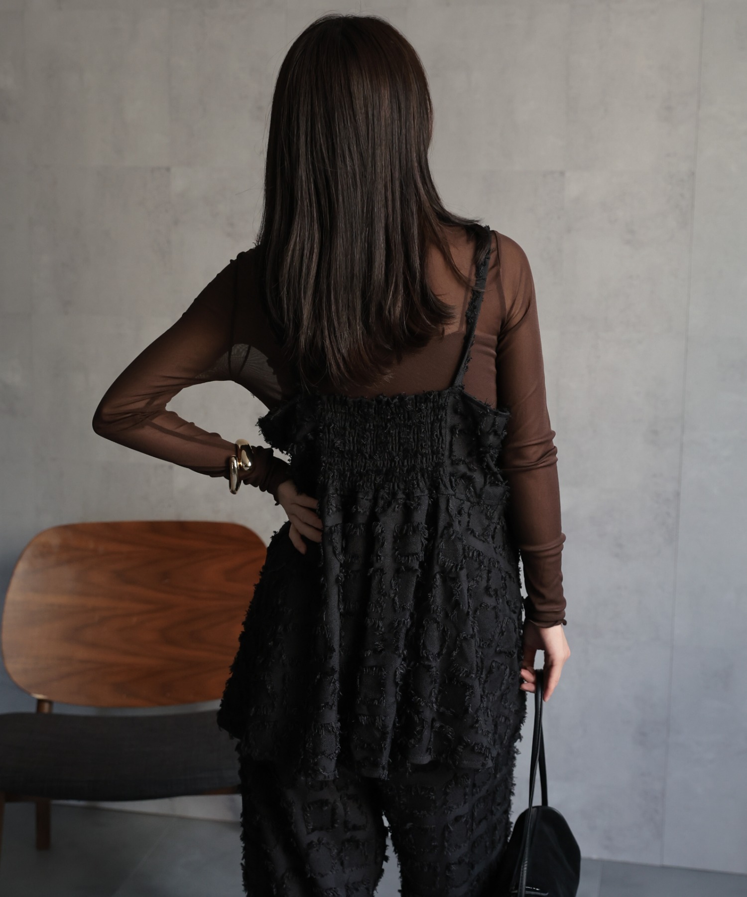 model：156cm 着用サイズ：FREE