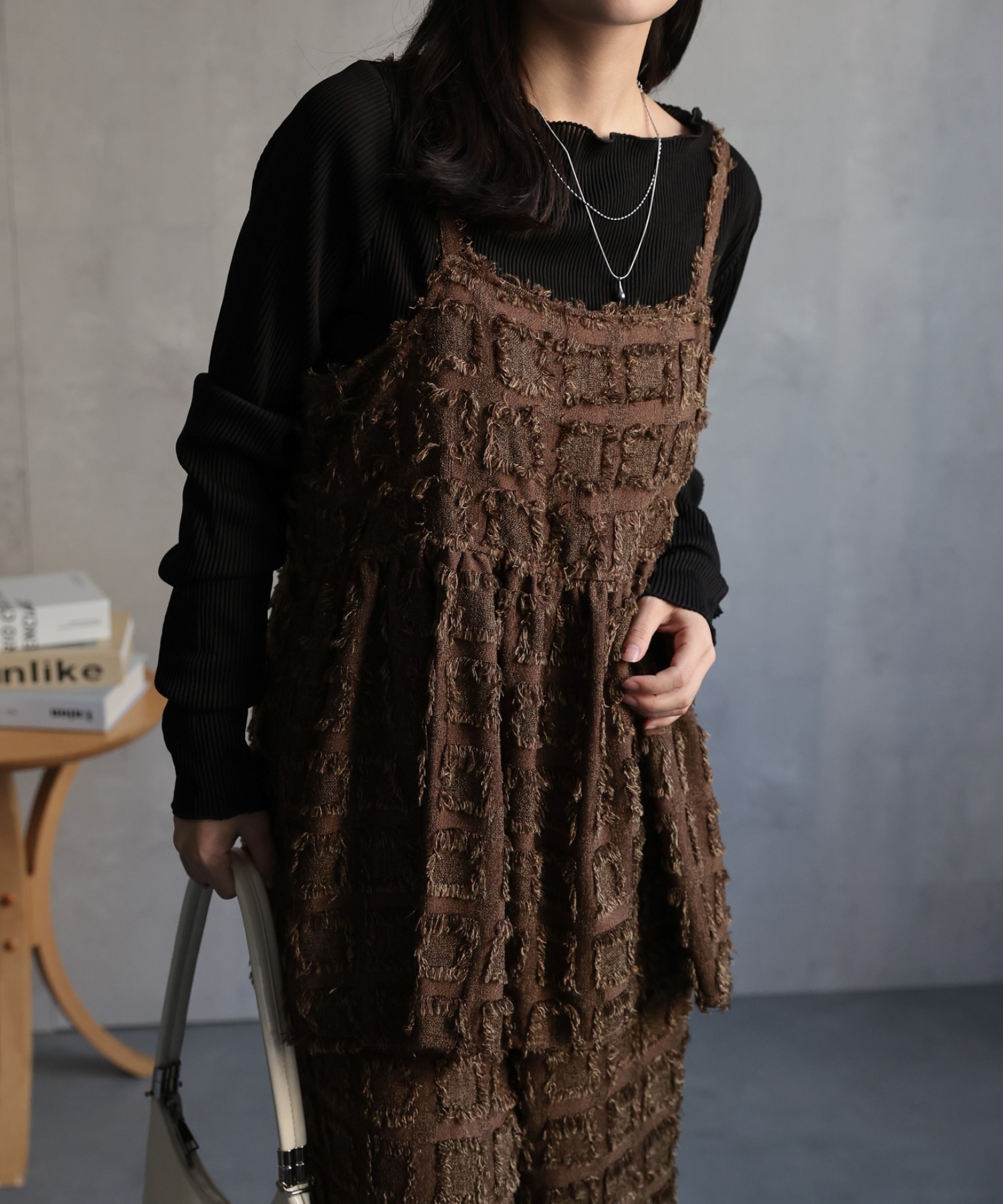 model：156cm 着用サイズ：FREE