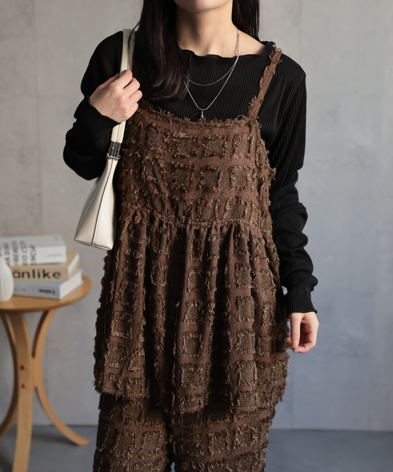 model：156cm 着用サイズ：FREE