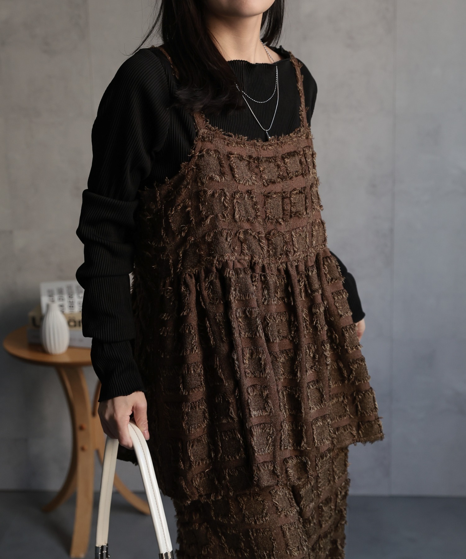model：156cm 着用サイズ：FREE