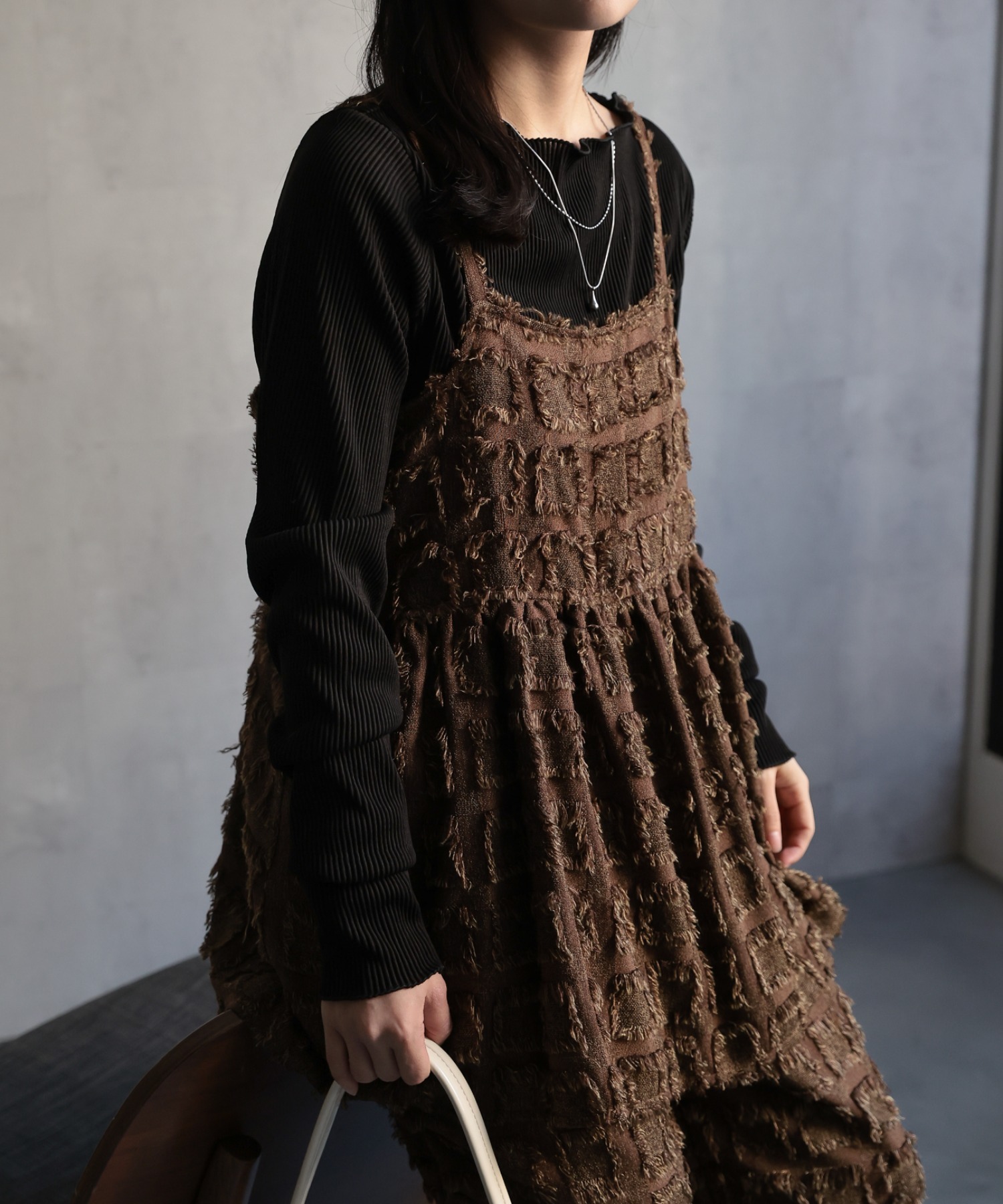 model：156cm 着用サイズ：FREE