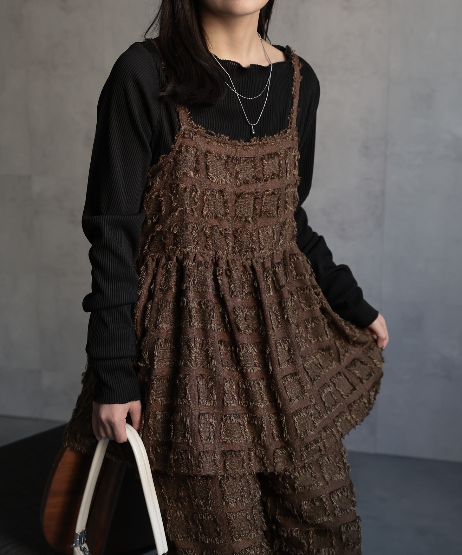 model：156cm 着用サイズ：FREE