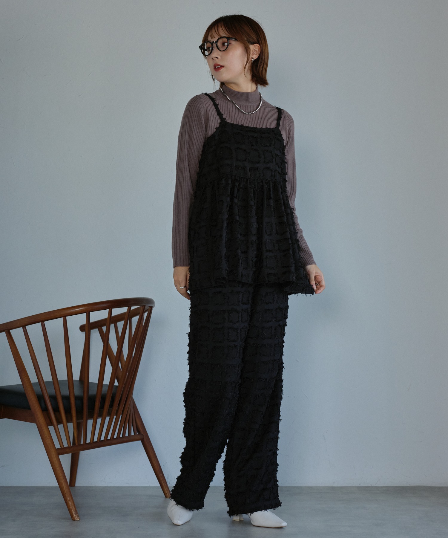 model：158cm 着用サイズ：FREE