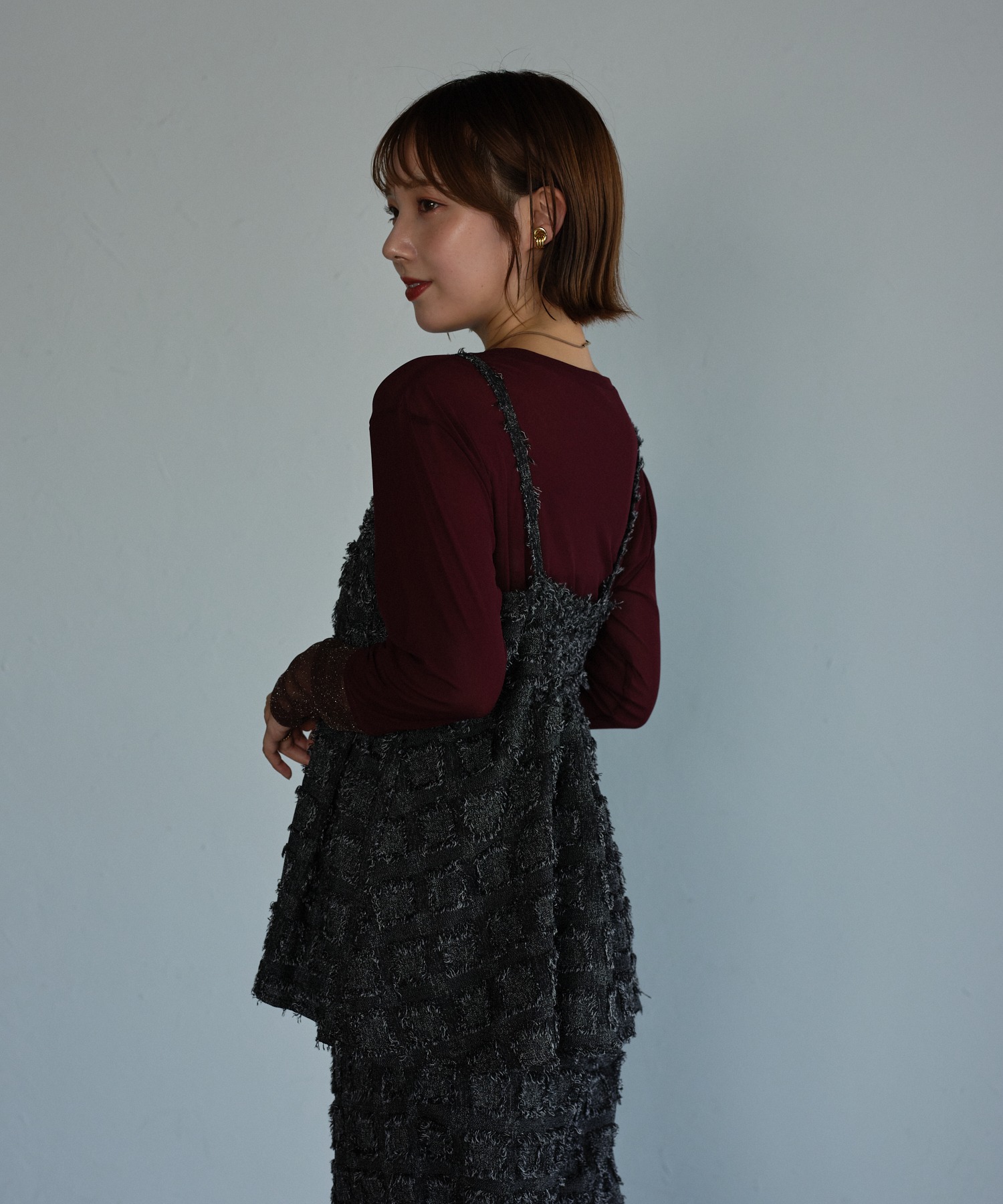 model：158cm 着用サイズ：FREE