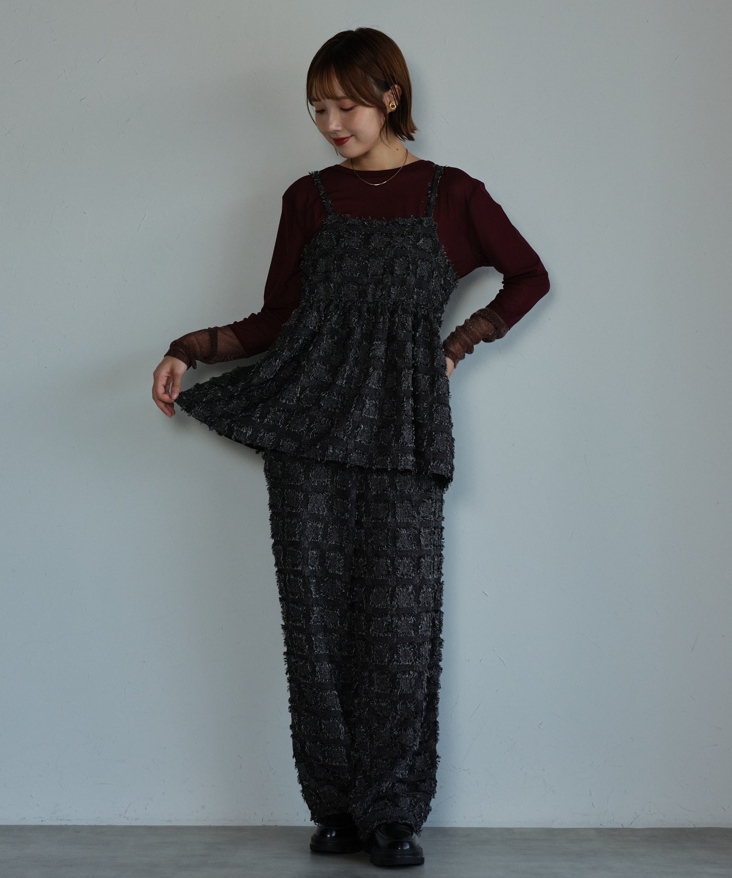 model：158cm 着用サイズ：FREE