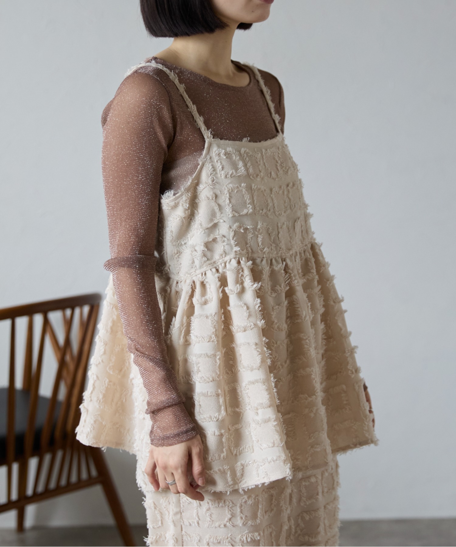 model：158cm 着用サイズ：FREE