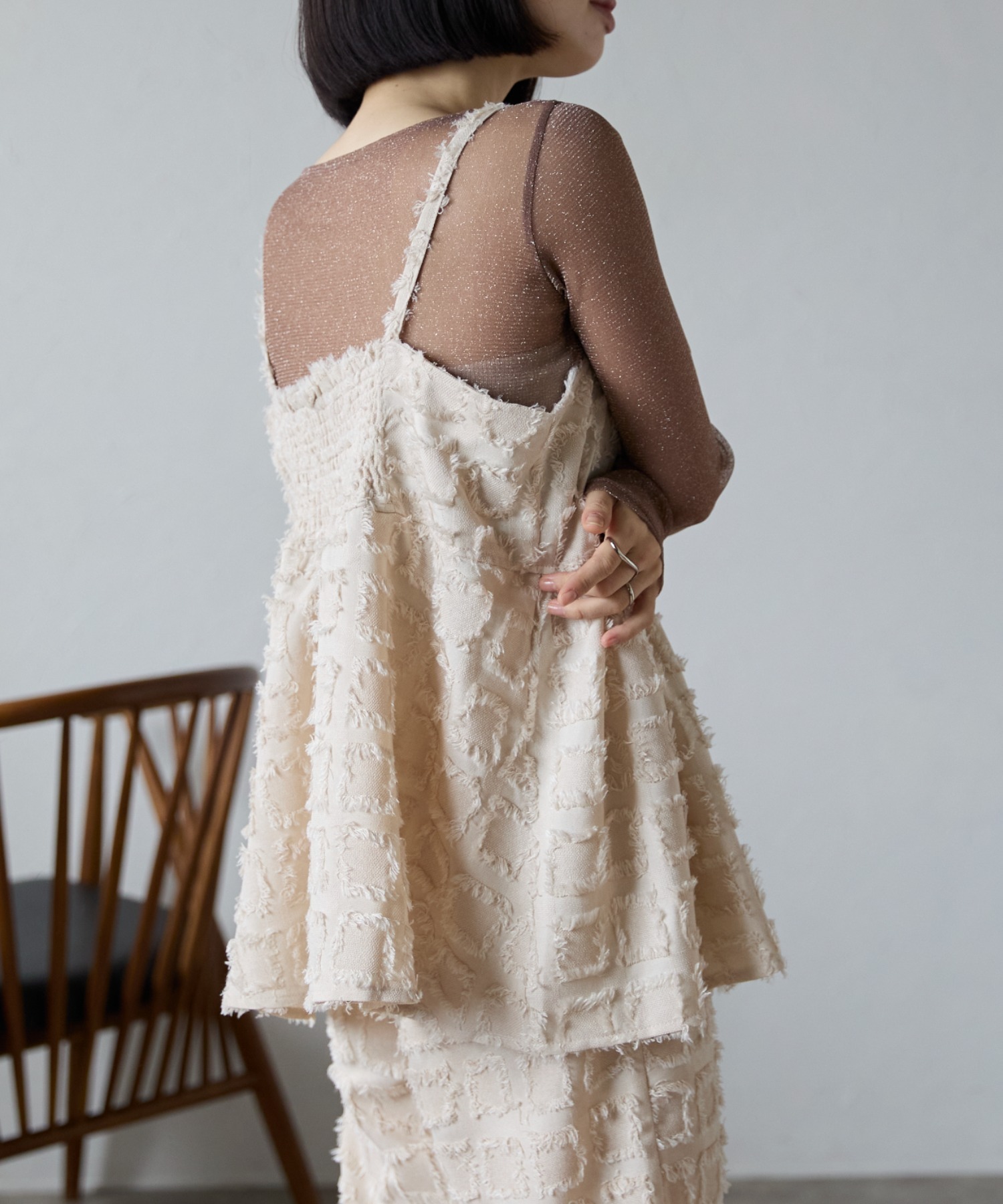 model：158cm 着用サイズ：FREE