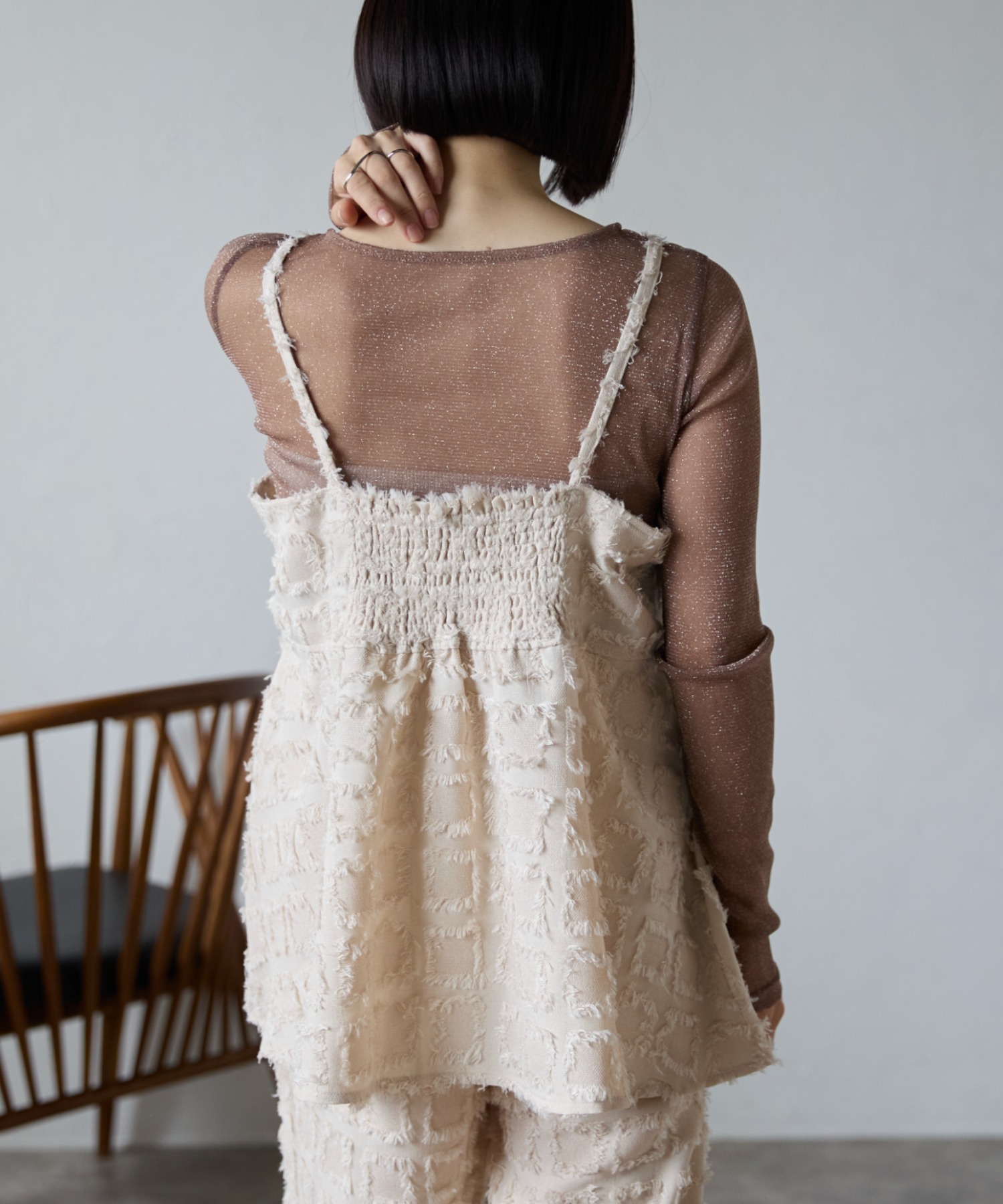 model：158cm 着用サイズ：FREE