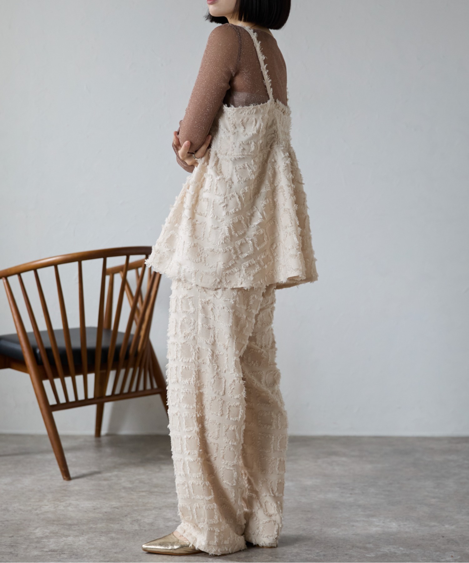 model：158cm 着用サイズ：FREE