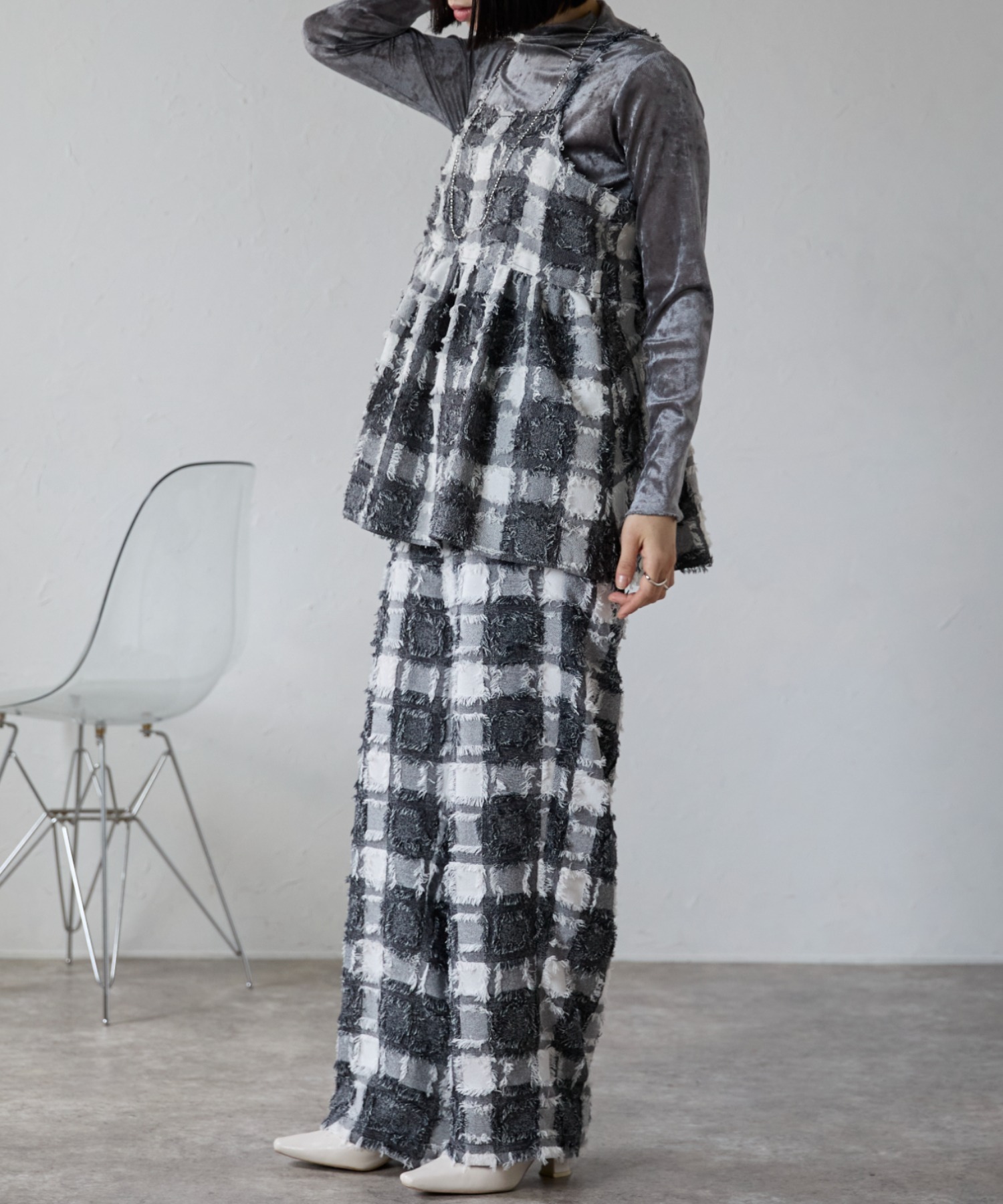 model：158cm 着用サイズ：FREE